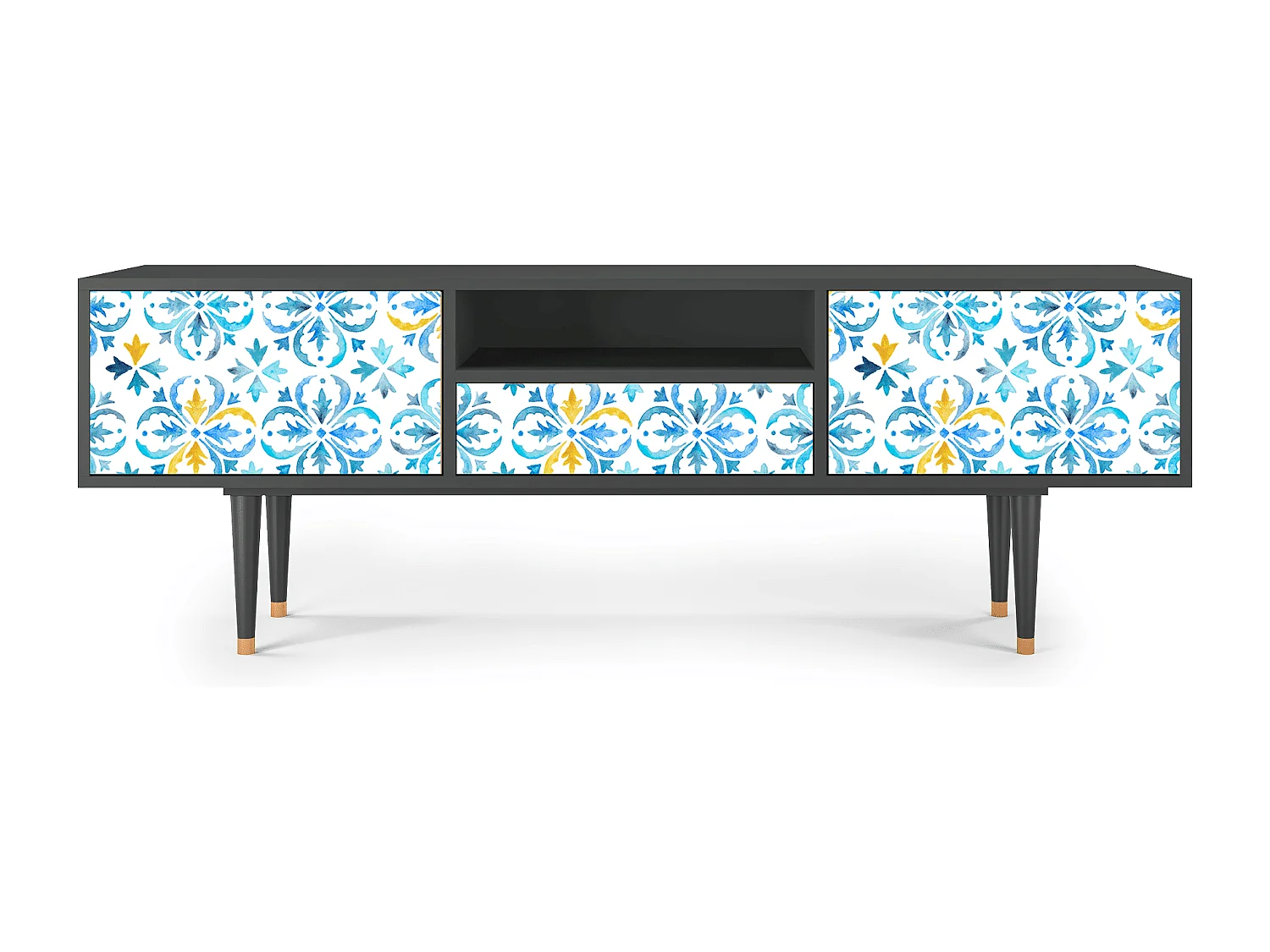 TV-Möbel - 170х59х41 cm - T6 - Lisbon Flover, Anthrazit