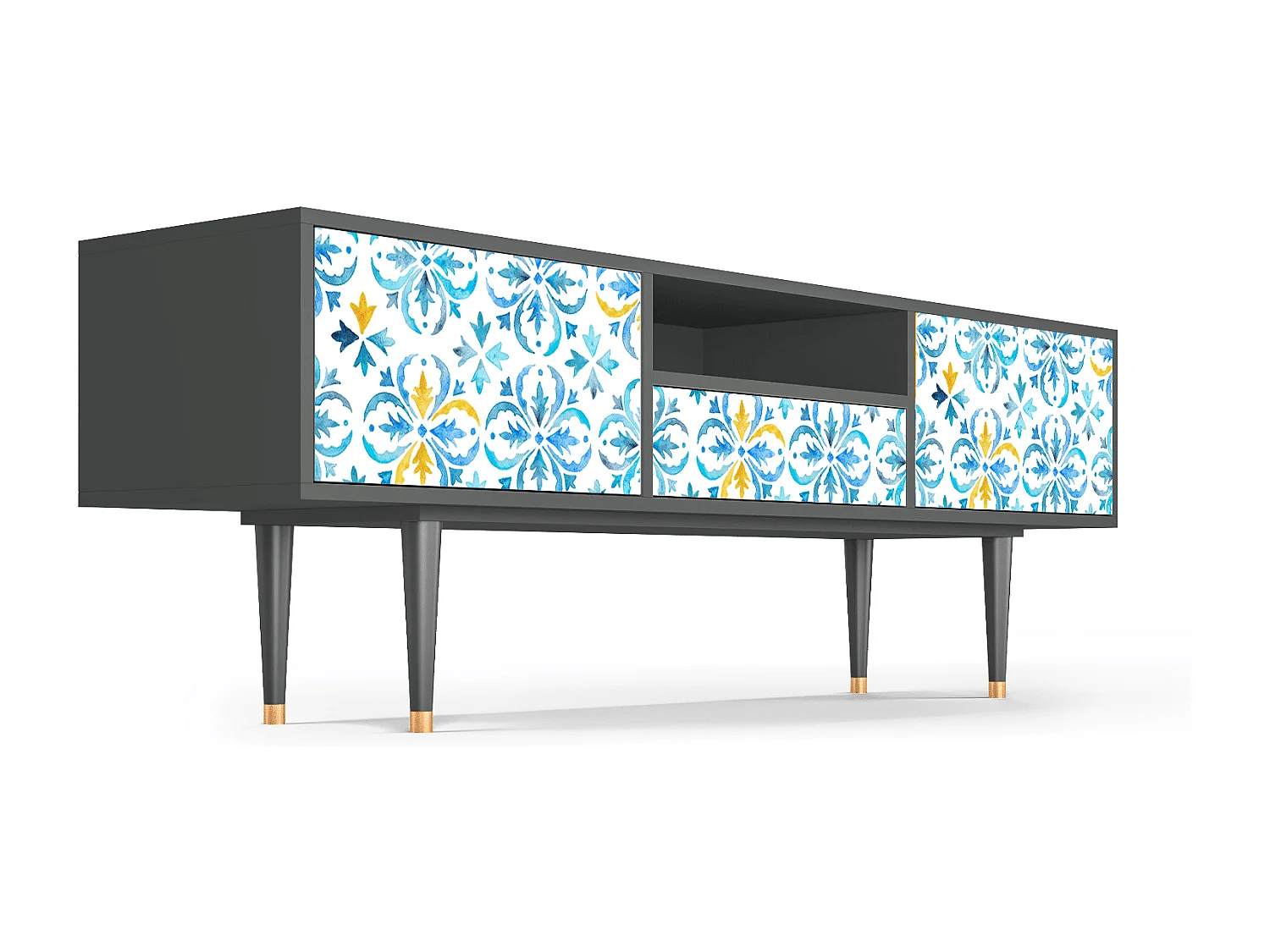 TV-Möbel - 170х59х41 cm - T6 - Lisbon Flover, Anthrazit