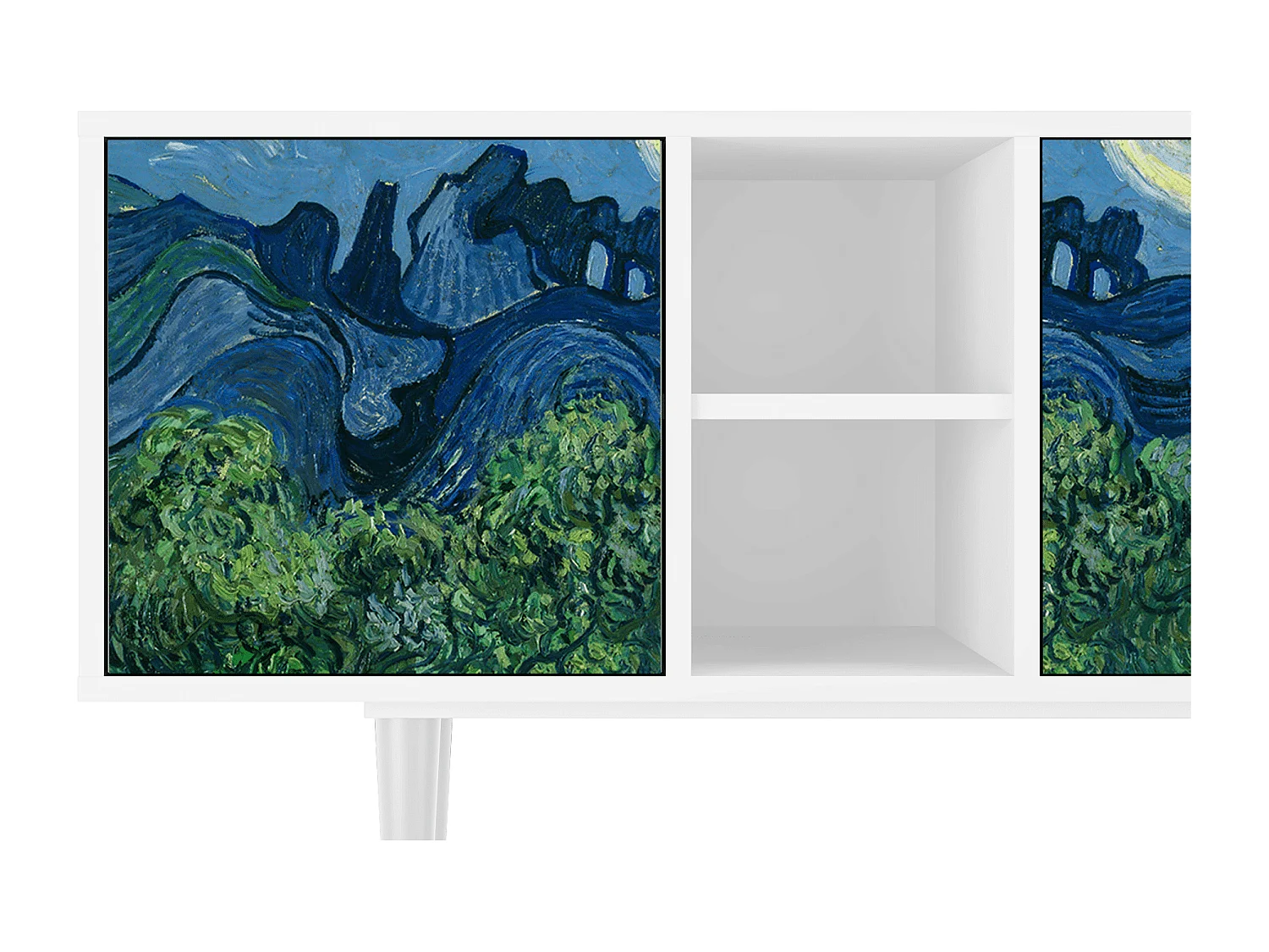 TV-Möbel - 150х69х41 cm - T5 - The Oil Trees, Weiß