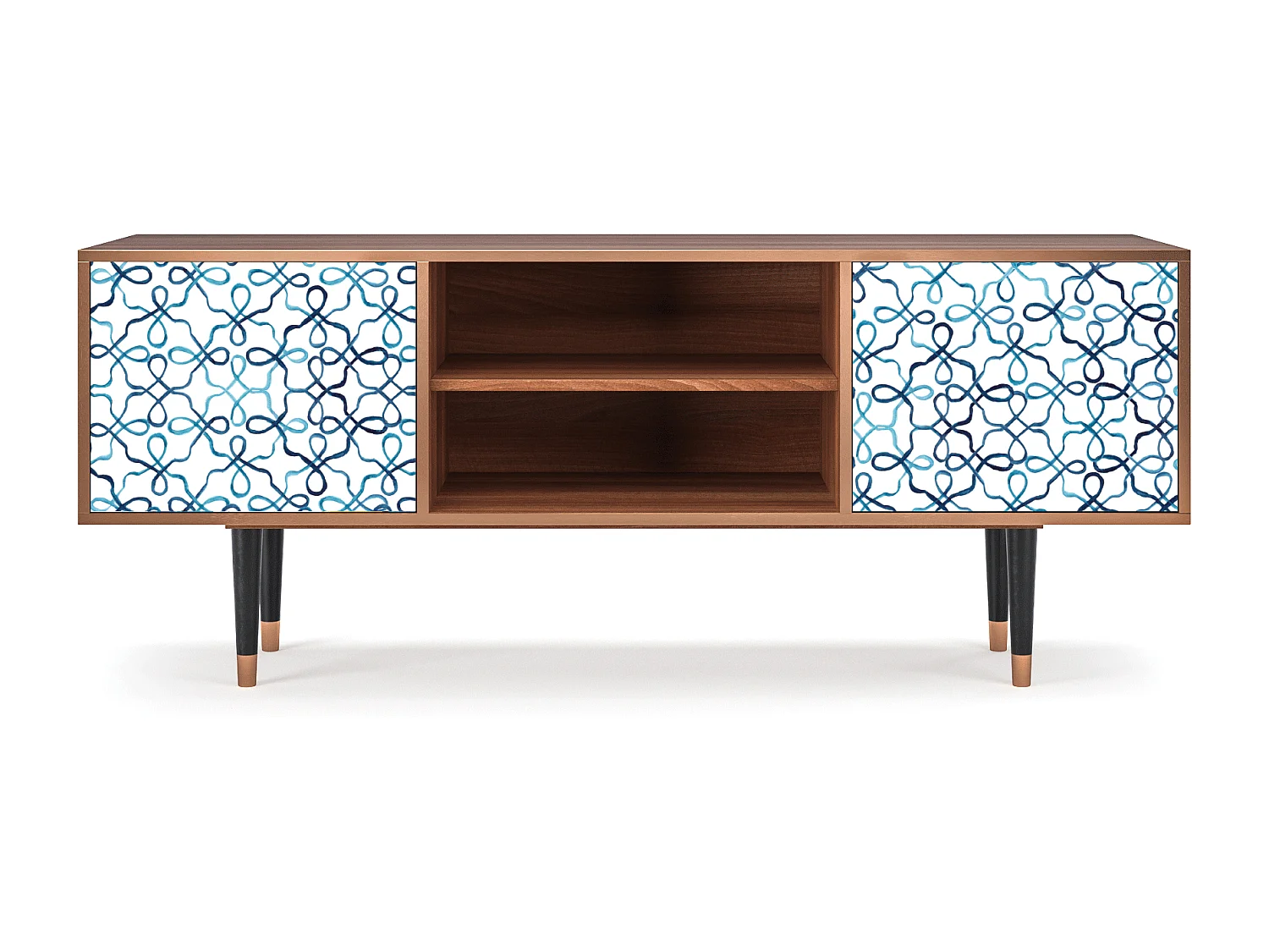 TV-Möbel - 170х69х48 cm - T2 - Marine Strings, Walnuss