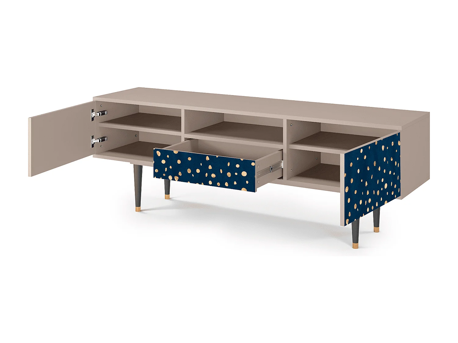 TV-Möbel - 170х59х41 cm - T6 - Night Skies, Latte