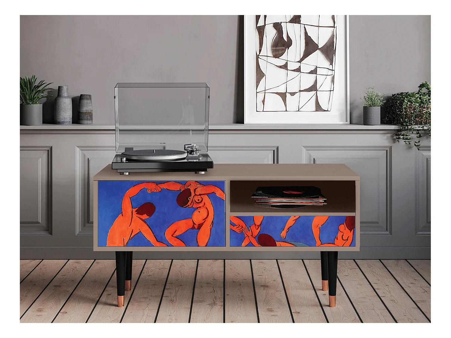 TV-Möbel - 115х59х48 cm - T3 - The Dance by Matisse , Latte