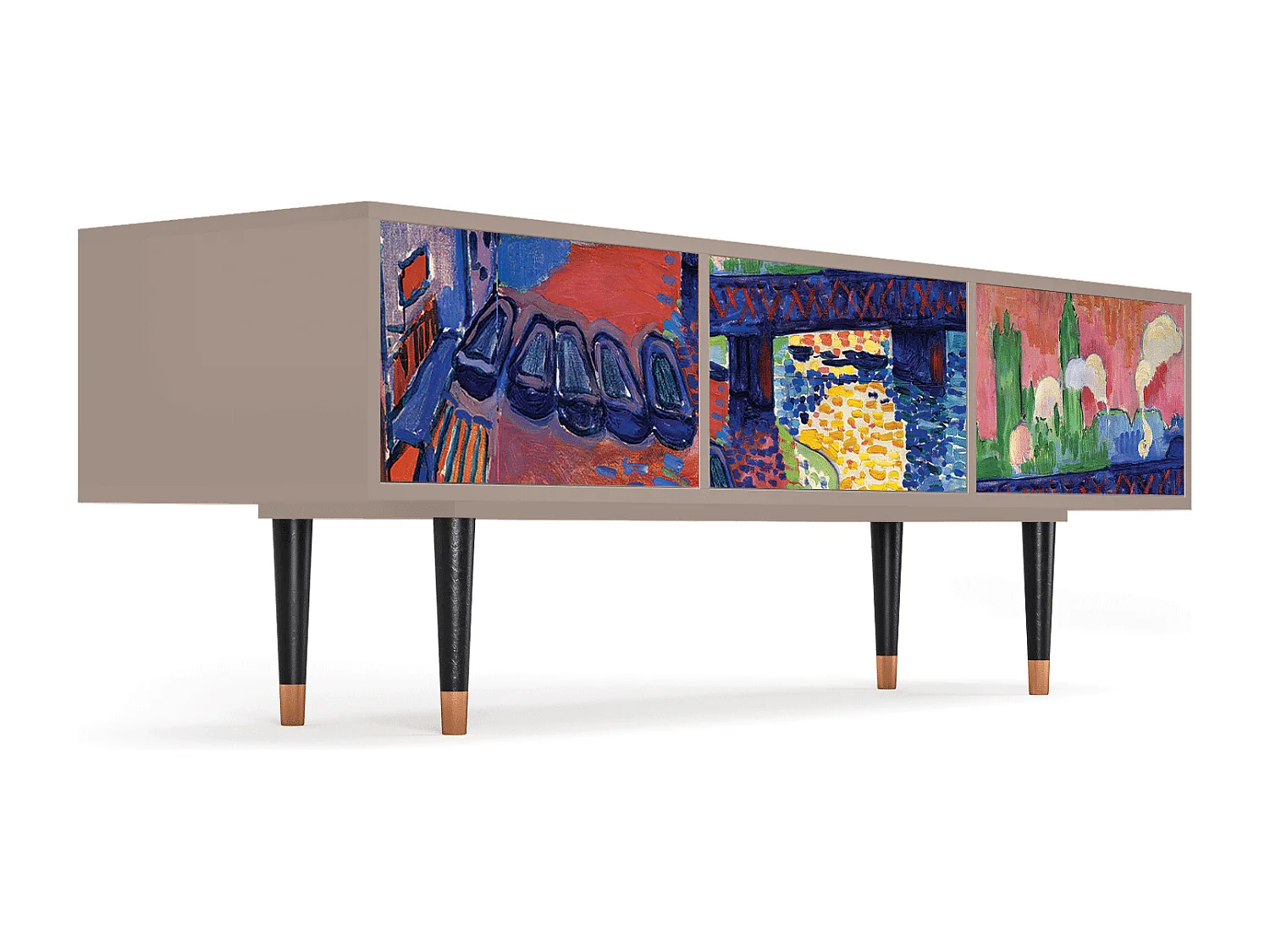 TV-Möbel - 170х59х48 cm - T4 - Charing Cross Bridge, Latte