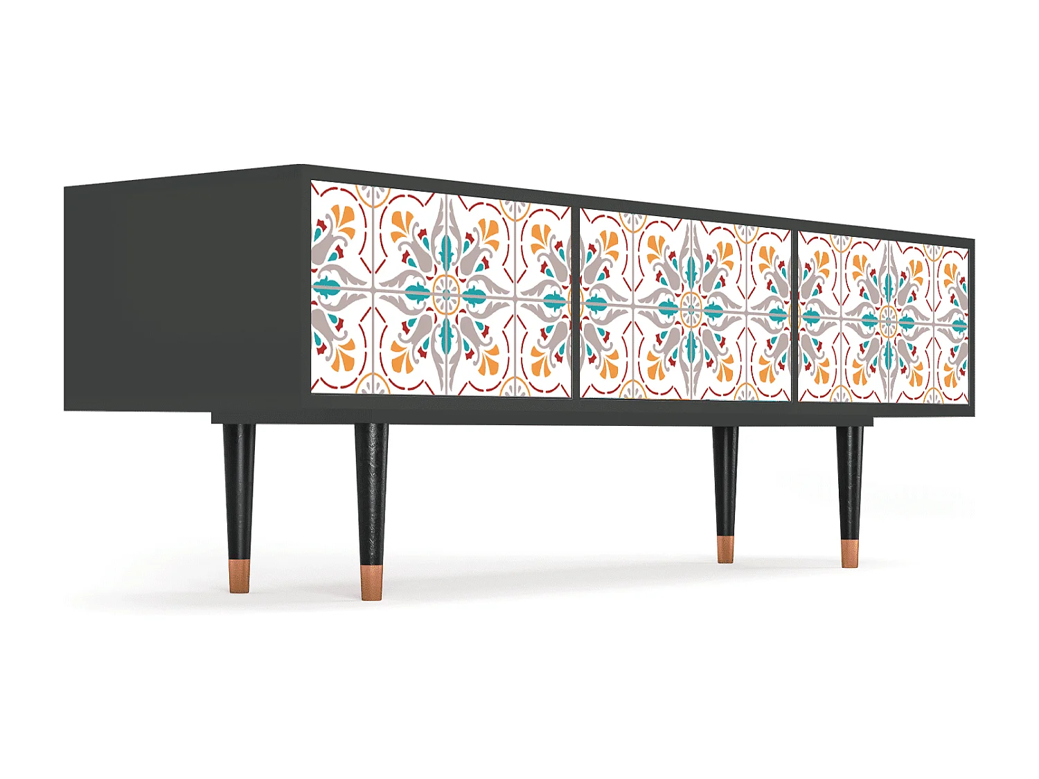 TV-Möbel - 170х59х48 cm - T4 - Spring Ceramics, Anthrazit