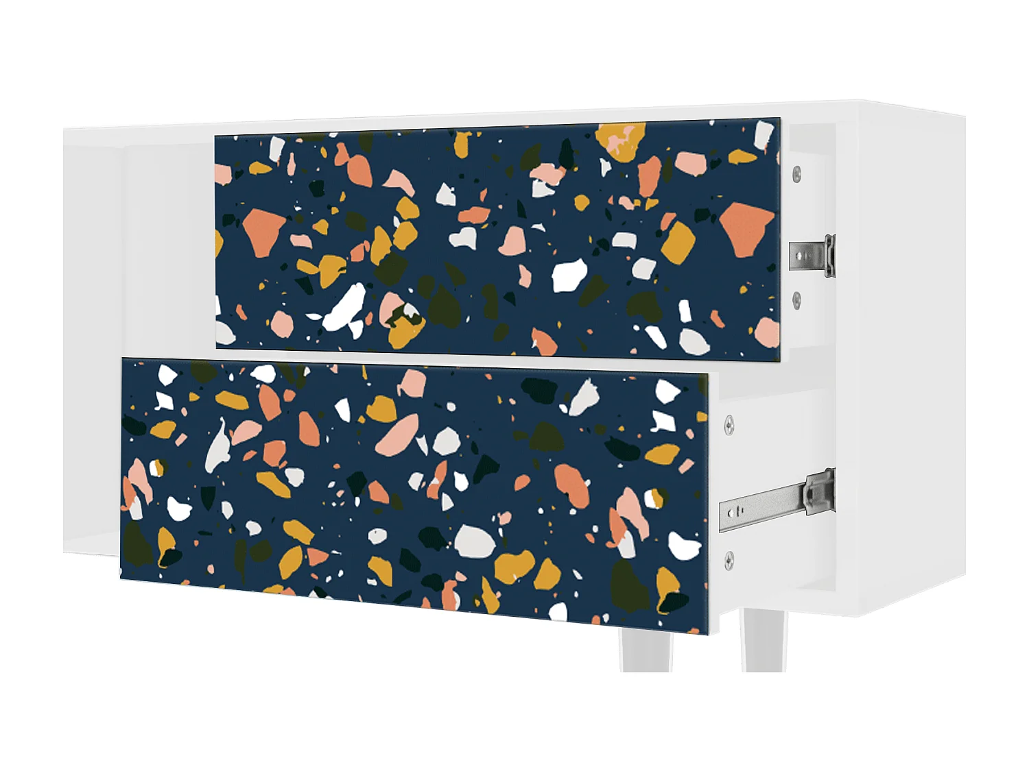 Meuble TV - 170х69х48 cm - T1 - Night Sky Langhterns, Blanc