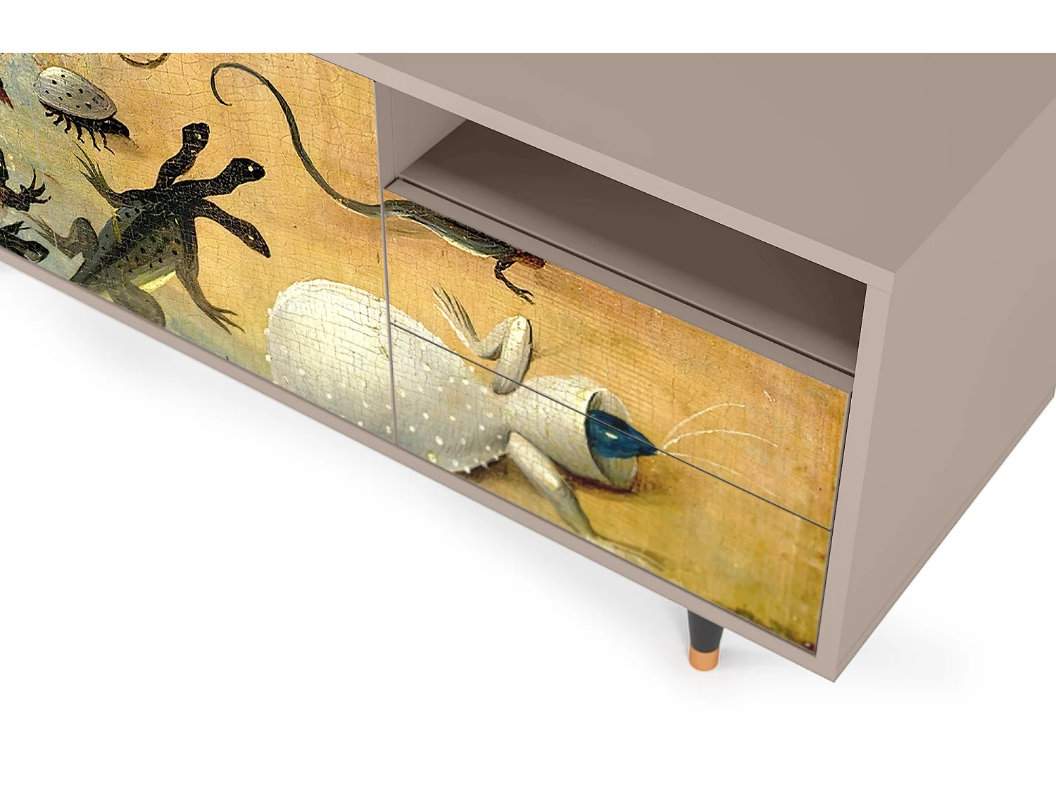 Szafka RTV - 125х56х41 cm - T7 - The Garden by Bosch, Latte