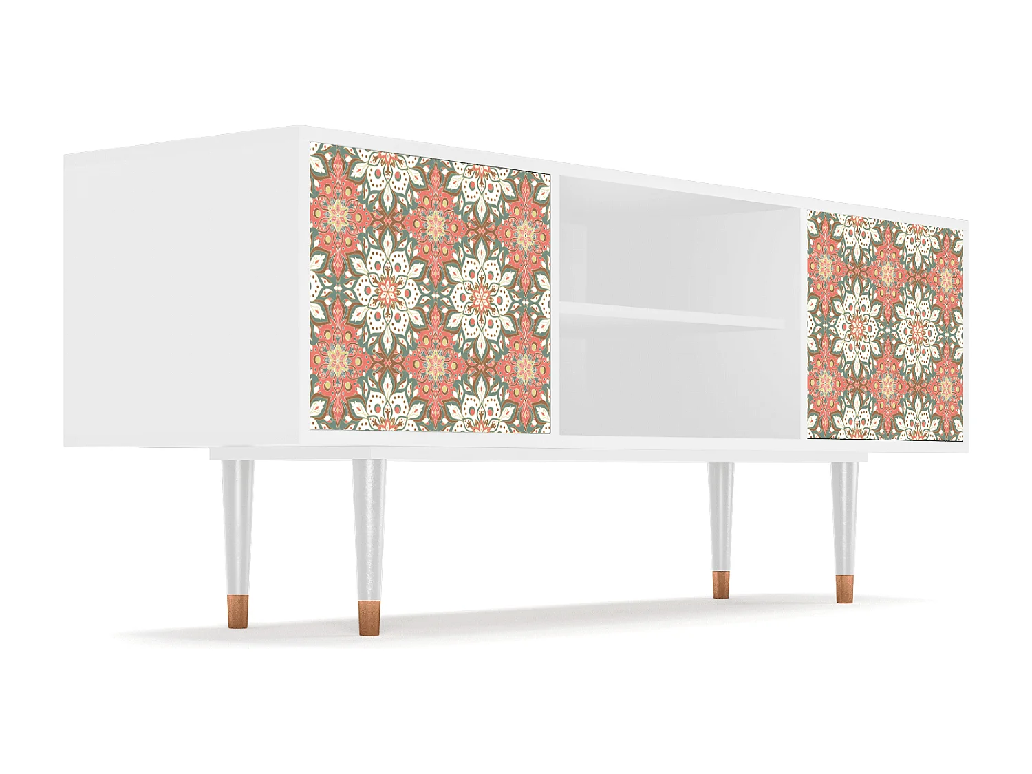 TV-meubel - 170х69х48 cm - T2 - Peach Grove, Wit