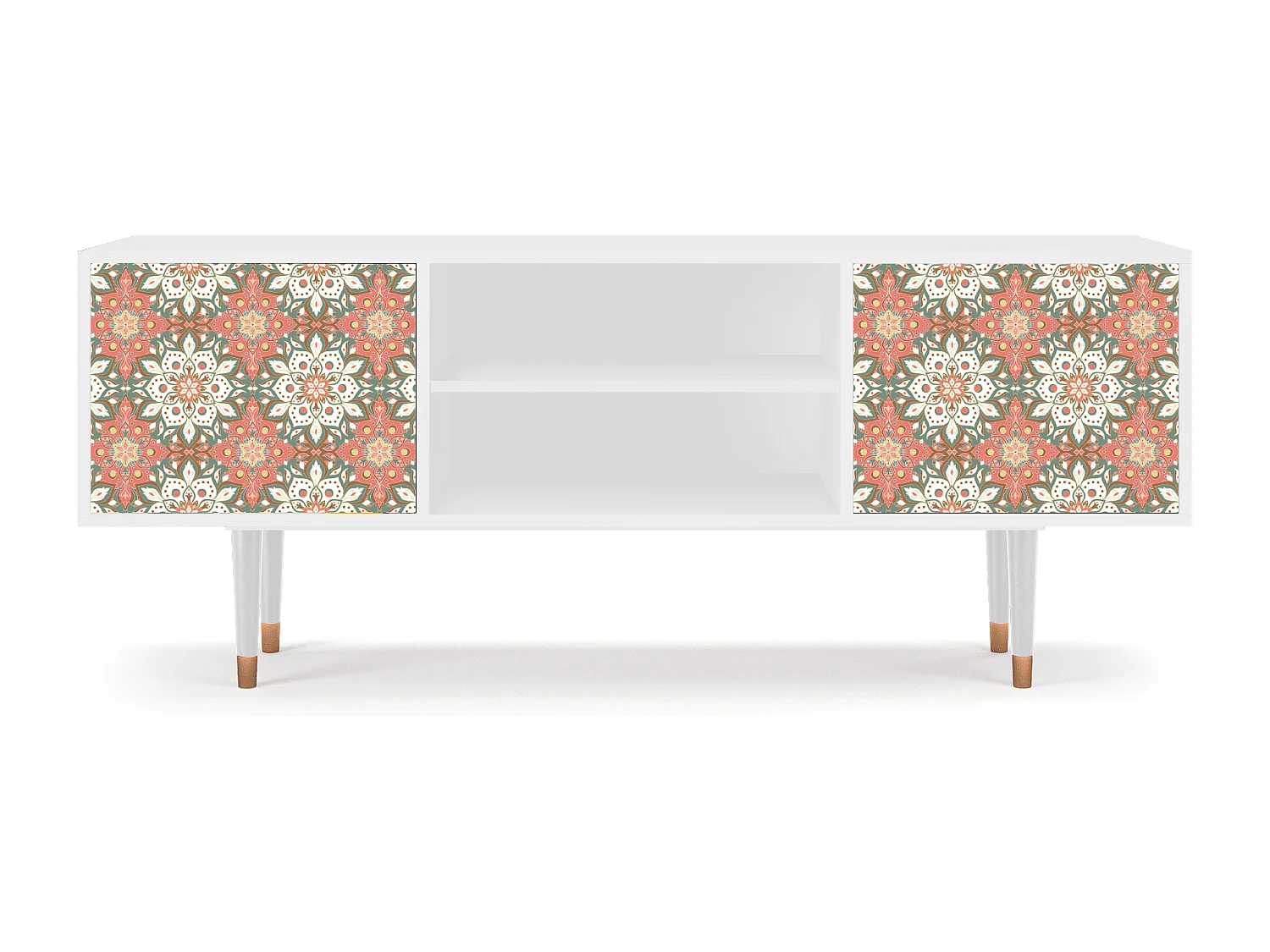 Meuble TV - 170х69х48 cm - T2 - Peach Grove, Blanc