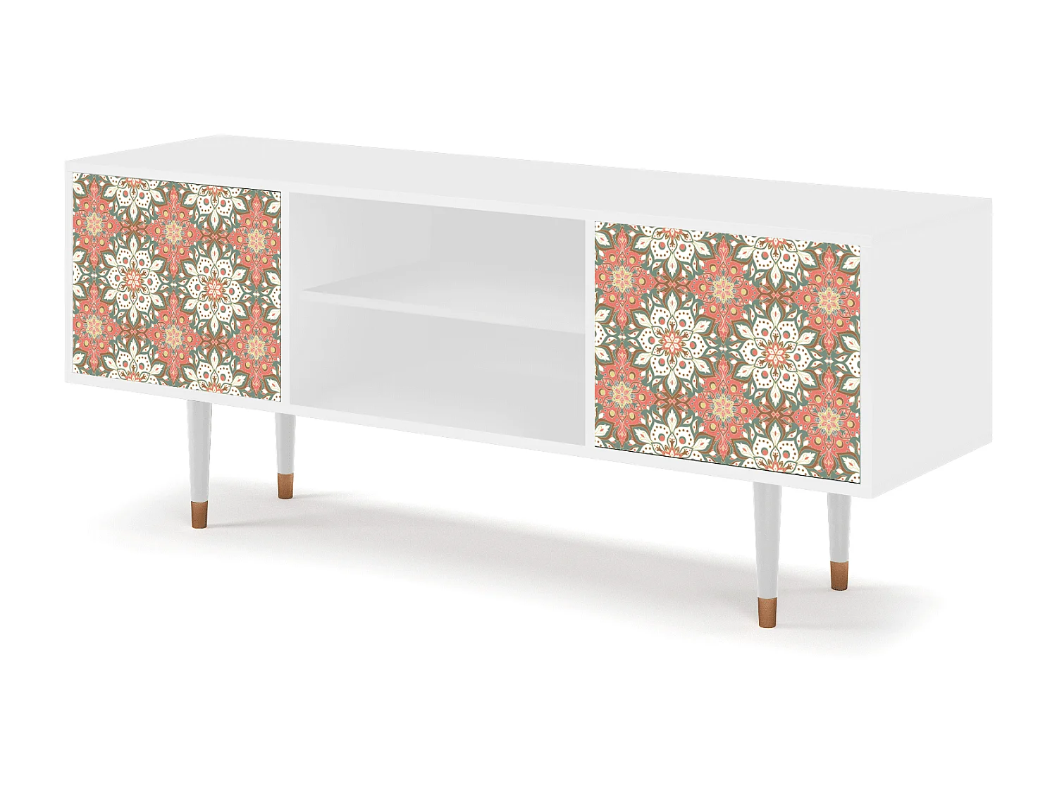 Meuble TV - 170х69х48 cm - T2 - Peach Grove, Blanc