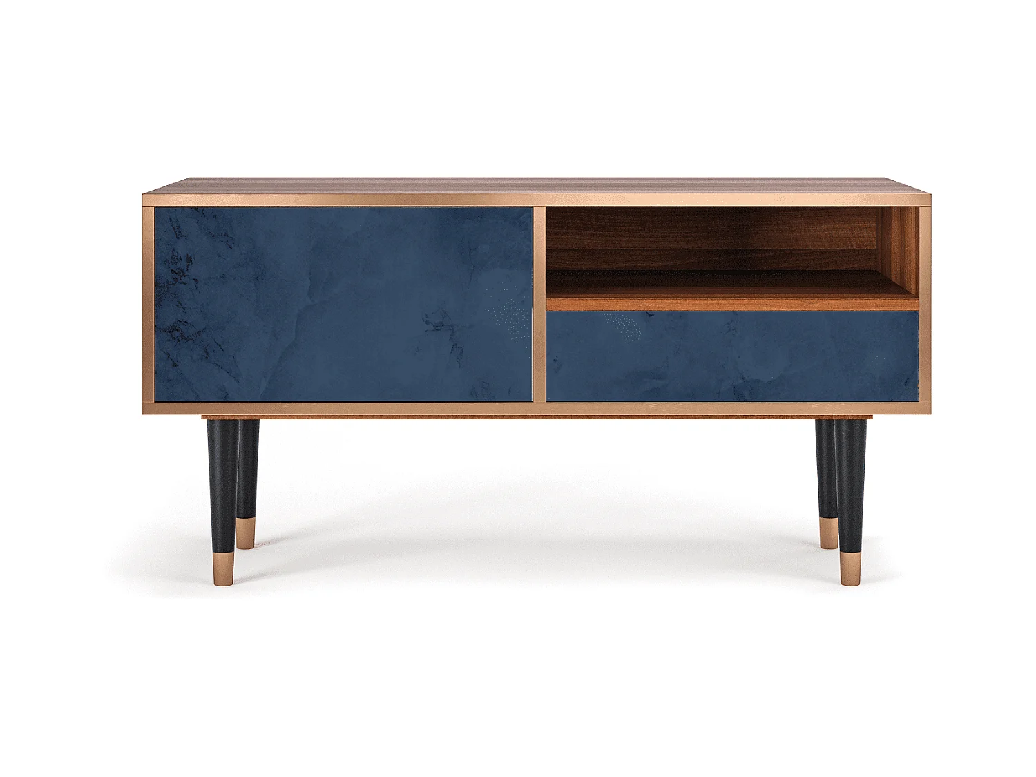 TV-Möbel - 115х59х48 cm - T3 - Endless Galaxi, Walnuss