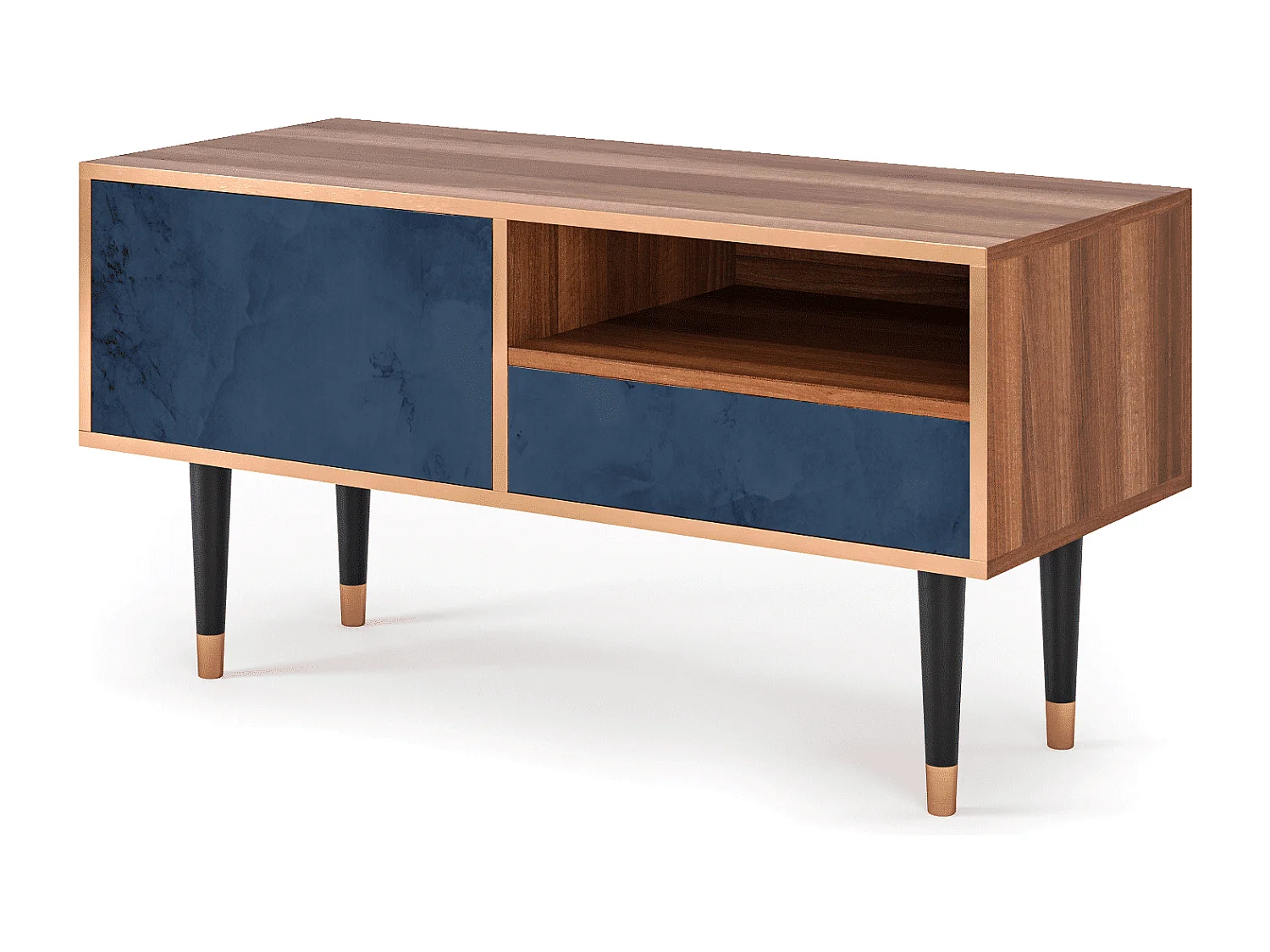 TV-Möbel - 115х59х48 cm - T3 - Endless Galaxi, Walnuss