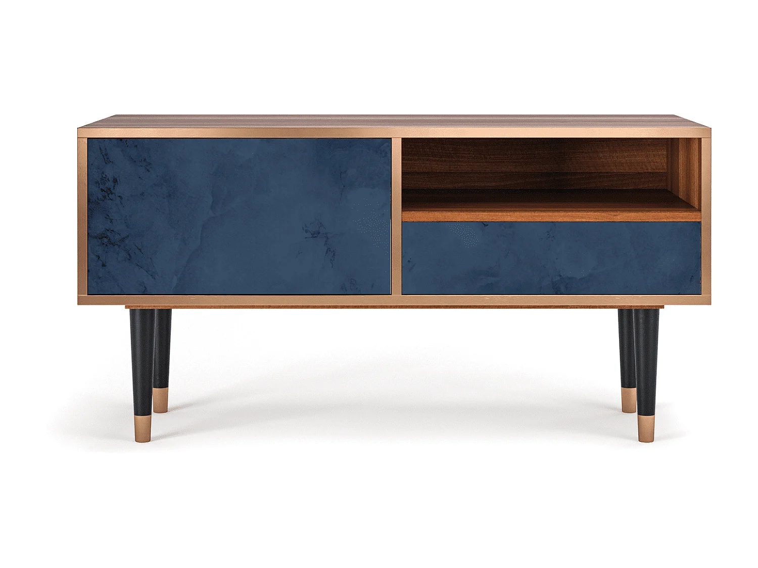 Szafka RTV - 115х59х48 cm - T3 - Endless Galaxi, Orzech