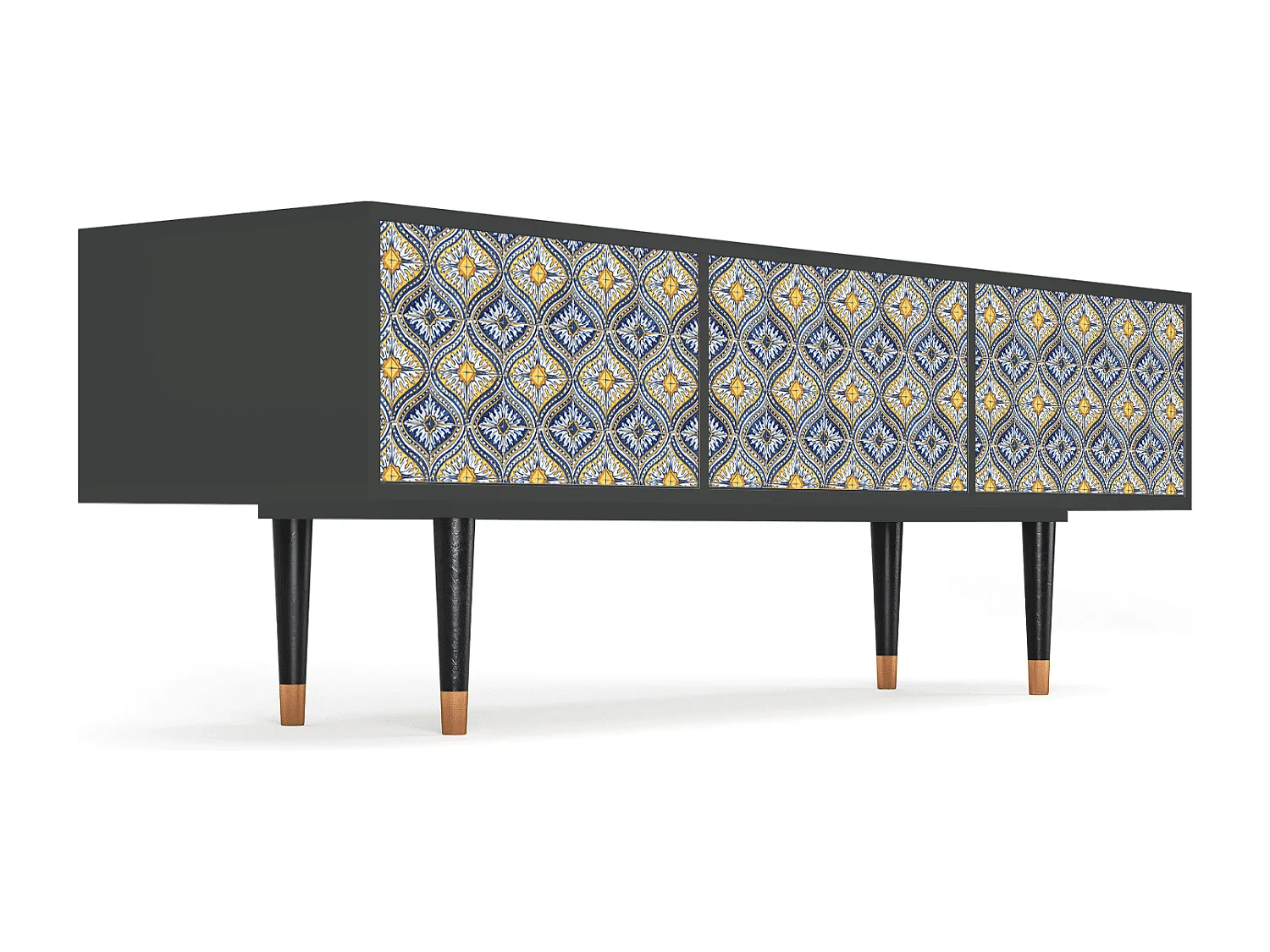 TV-Möbel - 170х59х48 cm - T4 - Illusory Pattern, Anthrazit