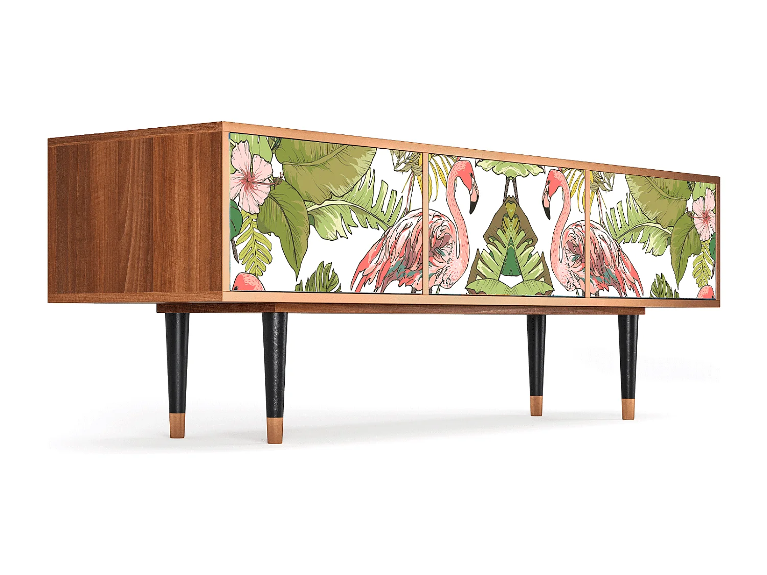 Meuble TV - 170х59х48 cm - T4 - Sweet Flamingo, Noyer