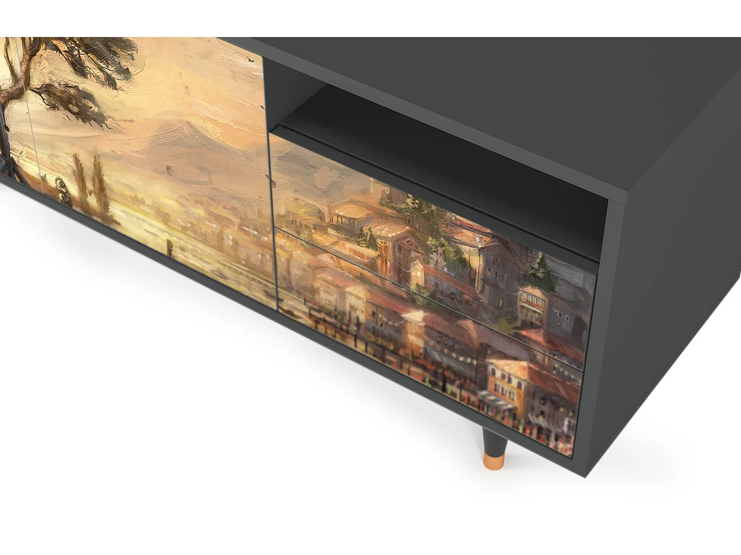 Mobile TV - 125х56х41 cm - T7 - Venice, Antracite