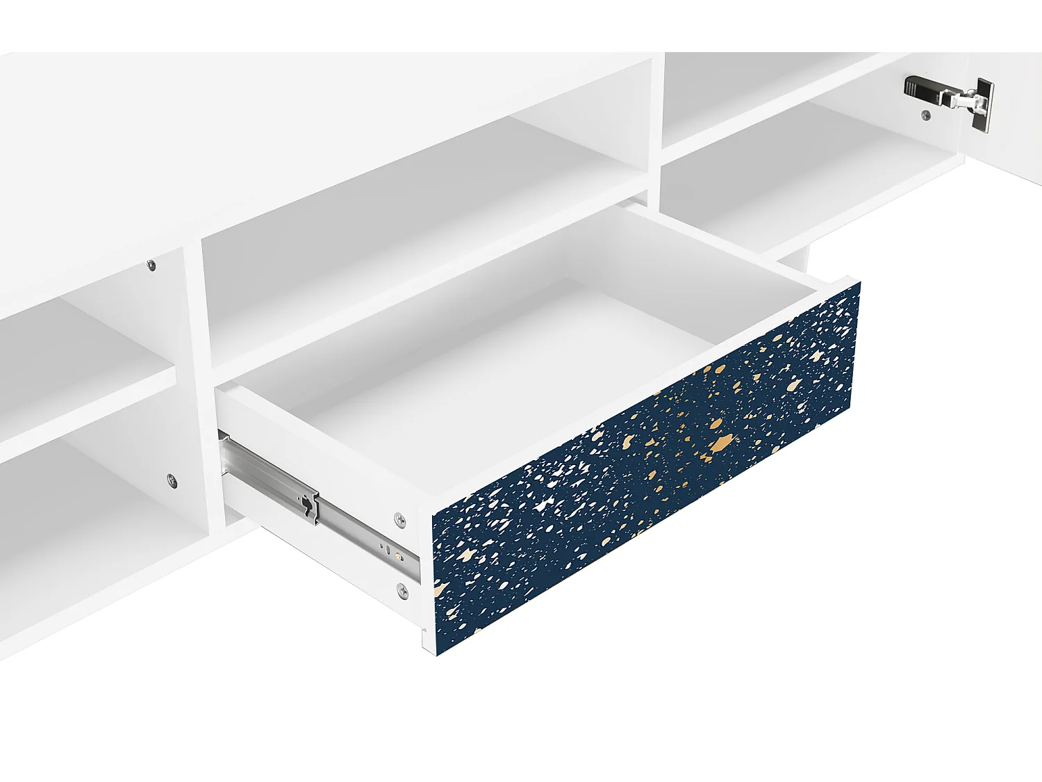 TV-meubel - 170х59х41 cm - T6 - Starfall, Wit