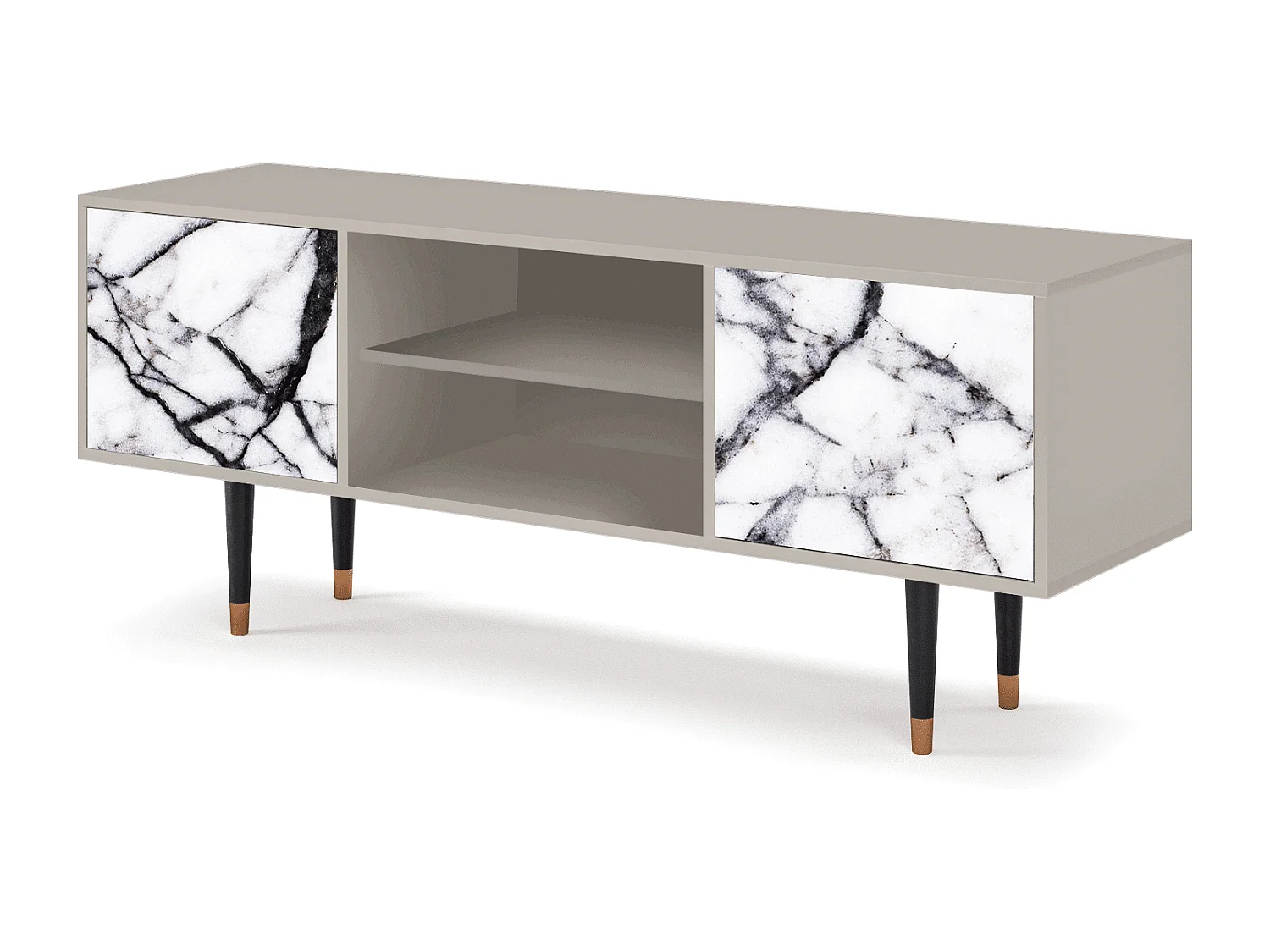 Mobile TV - 170х69х48 cm - T2 - Raven Marble, Sabbia