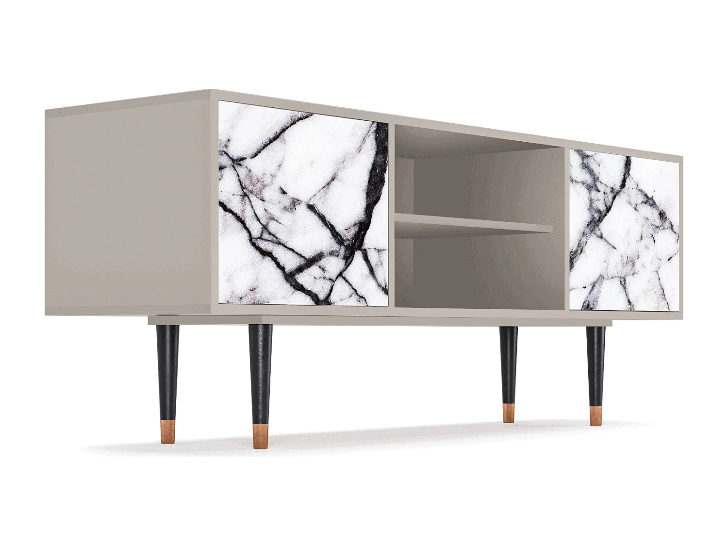 Mobile TV - 170х69х48 cm - T2 - Raven Marble, Sabbia