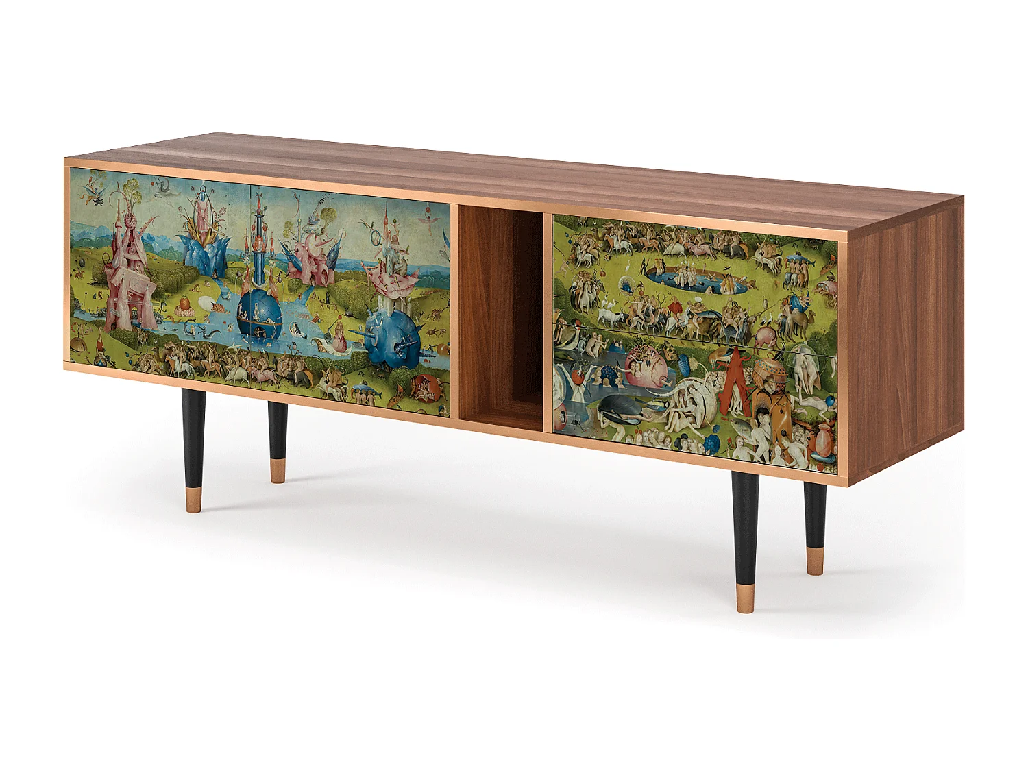 TV-meubel - 170х69х48 cm - T1 - The Garden 2 by Bosch, Walnoot