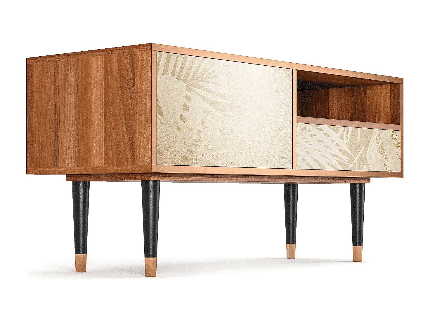 Mueble de TV - 115х59х48 cm - T3 - Plant of the Dessert, Nogal