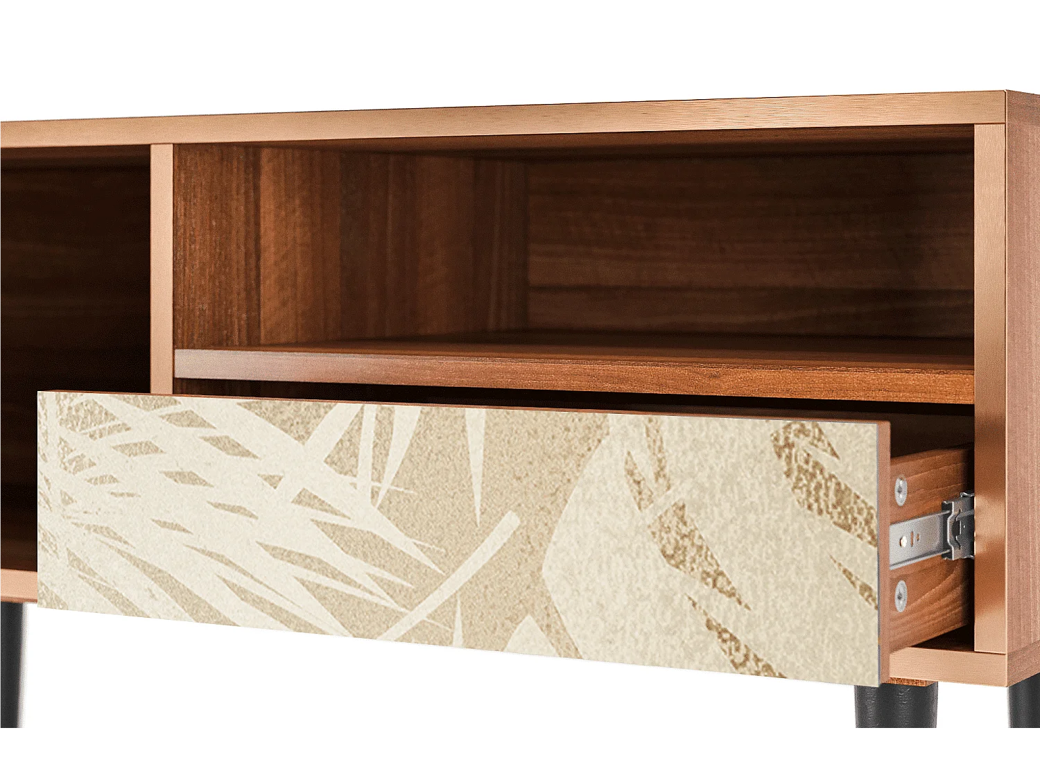 Mueble de TV - 115х59х48 cm - T3 - Plant of the Dessert, Nogal