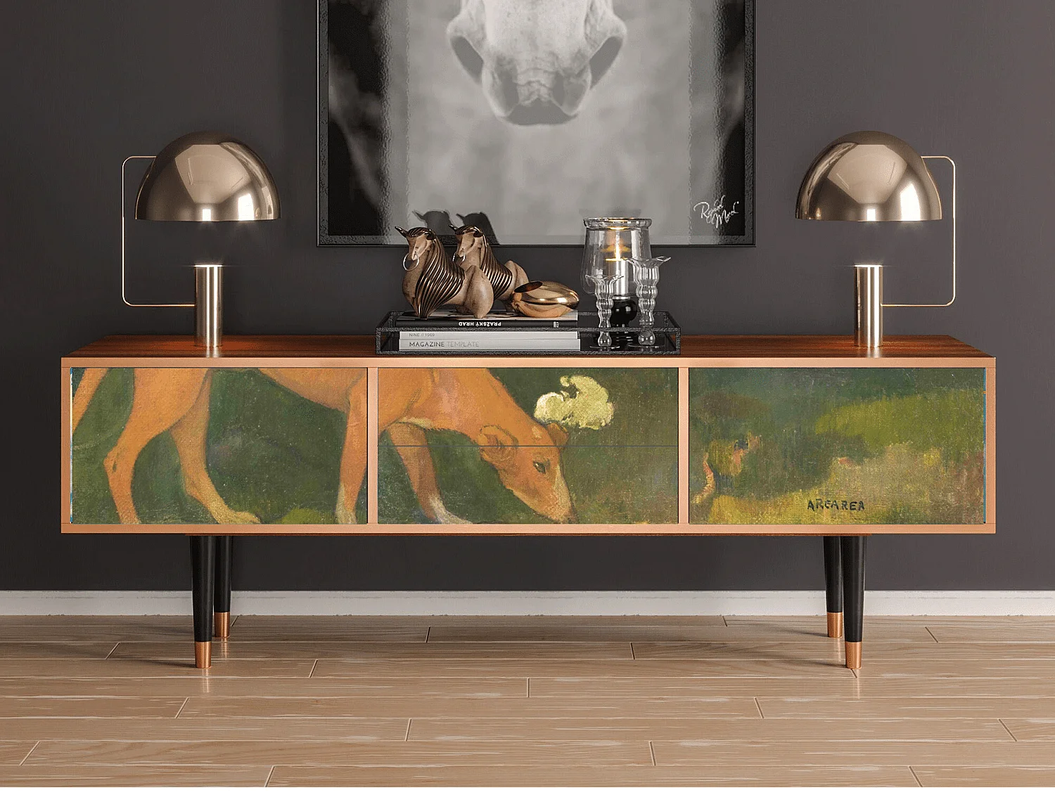 Mobile TV - 170х59х48 cm - T4 - Arearea , Noce