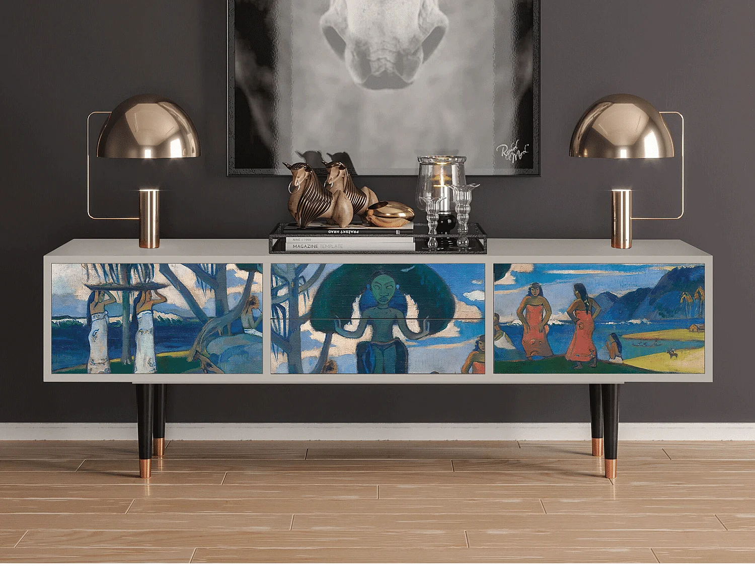 TV-Möbel - 170х59х48 cm - T4 - Day of the God, Sand