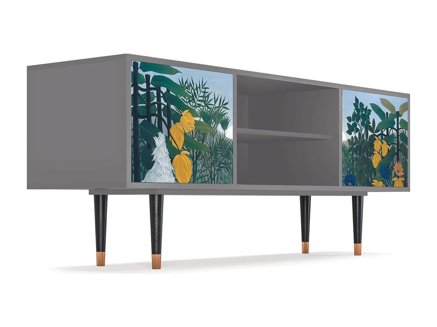 TV-Möbel - 170х69х48 cm - T2 - The Repast of the Lion, Grau