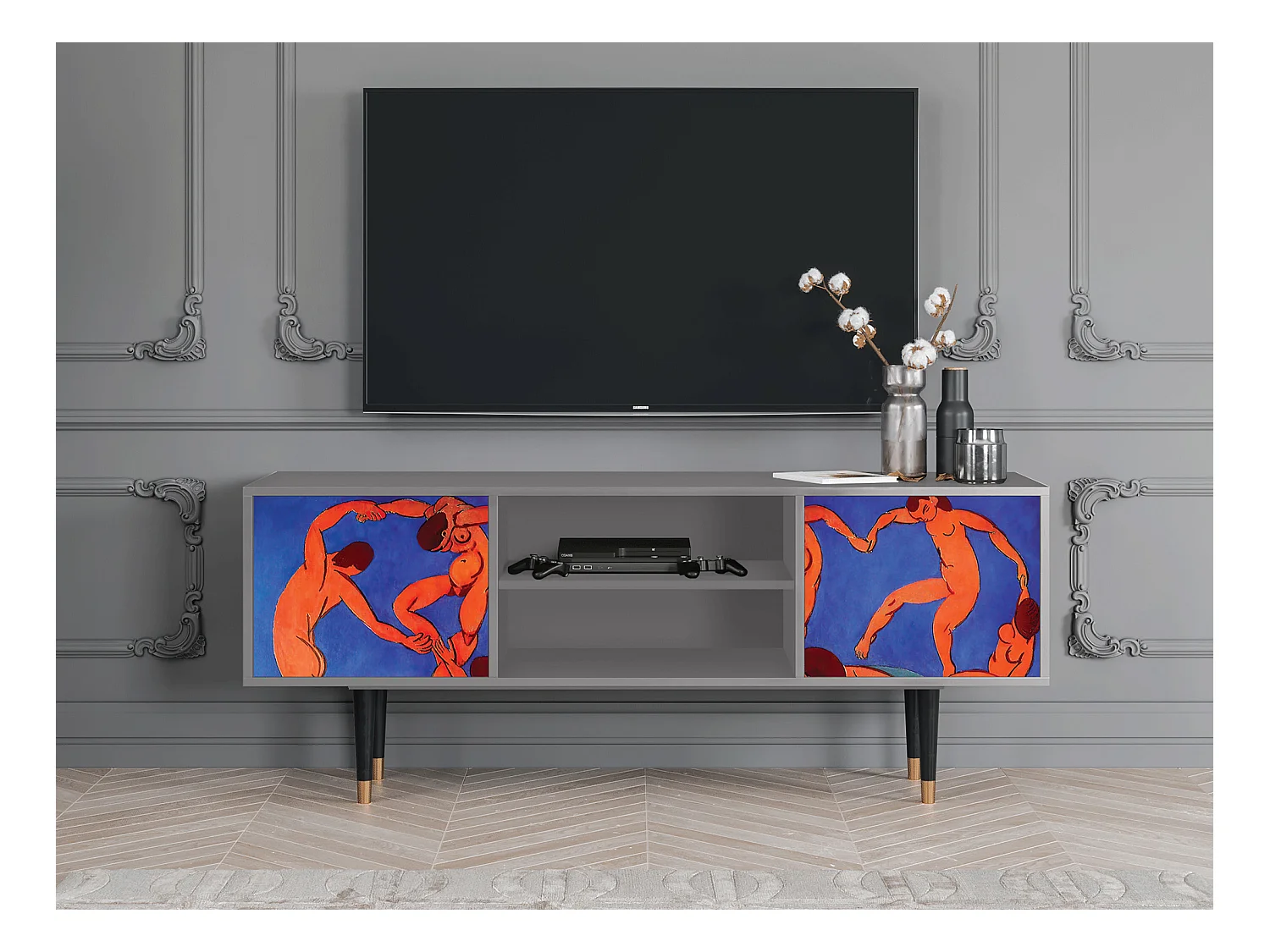 Meuble TV - 170х69х48 cm - T2 - The Dance by Matisse , Gris