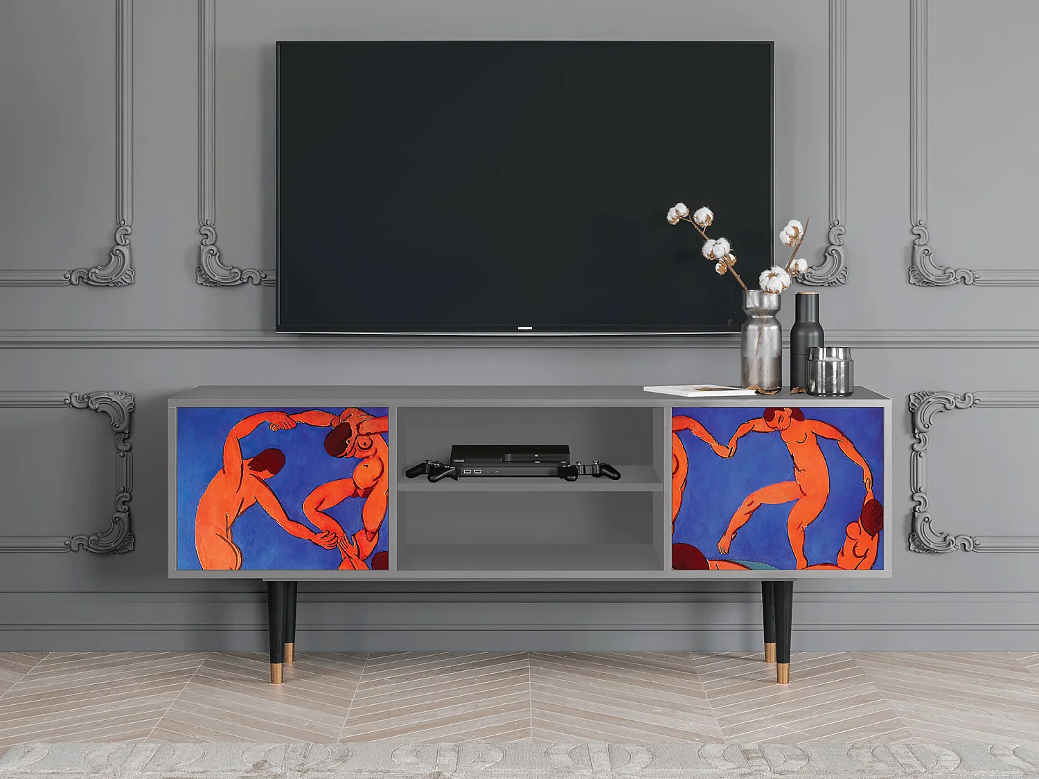 Meuble TV - 170х69х48 cm - T2 - The Dance by Matisse , Gris