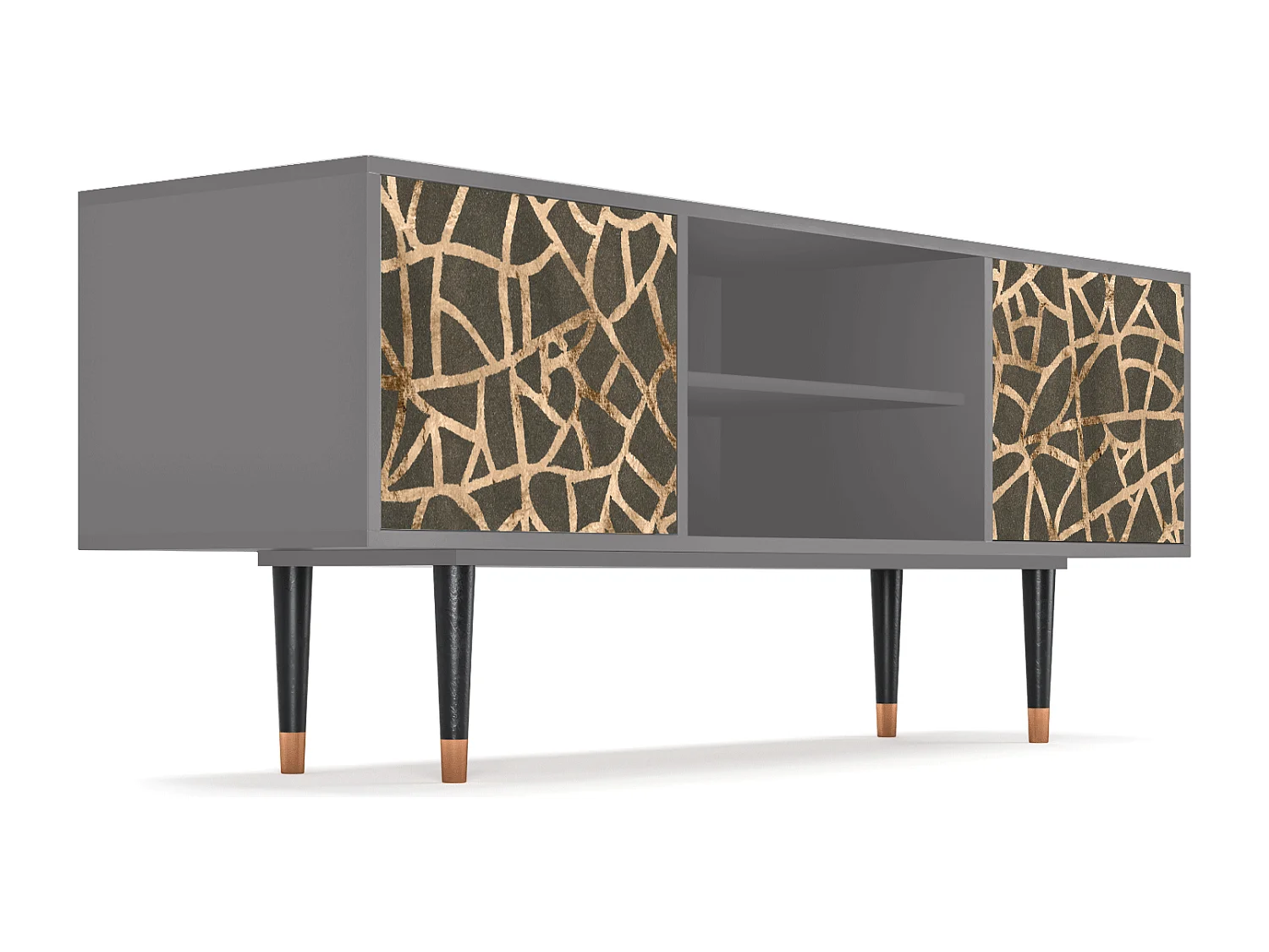 Mueble de TV - 170х69х48 cm - T2 - Enlarged Leaf, Gris