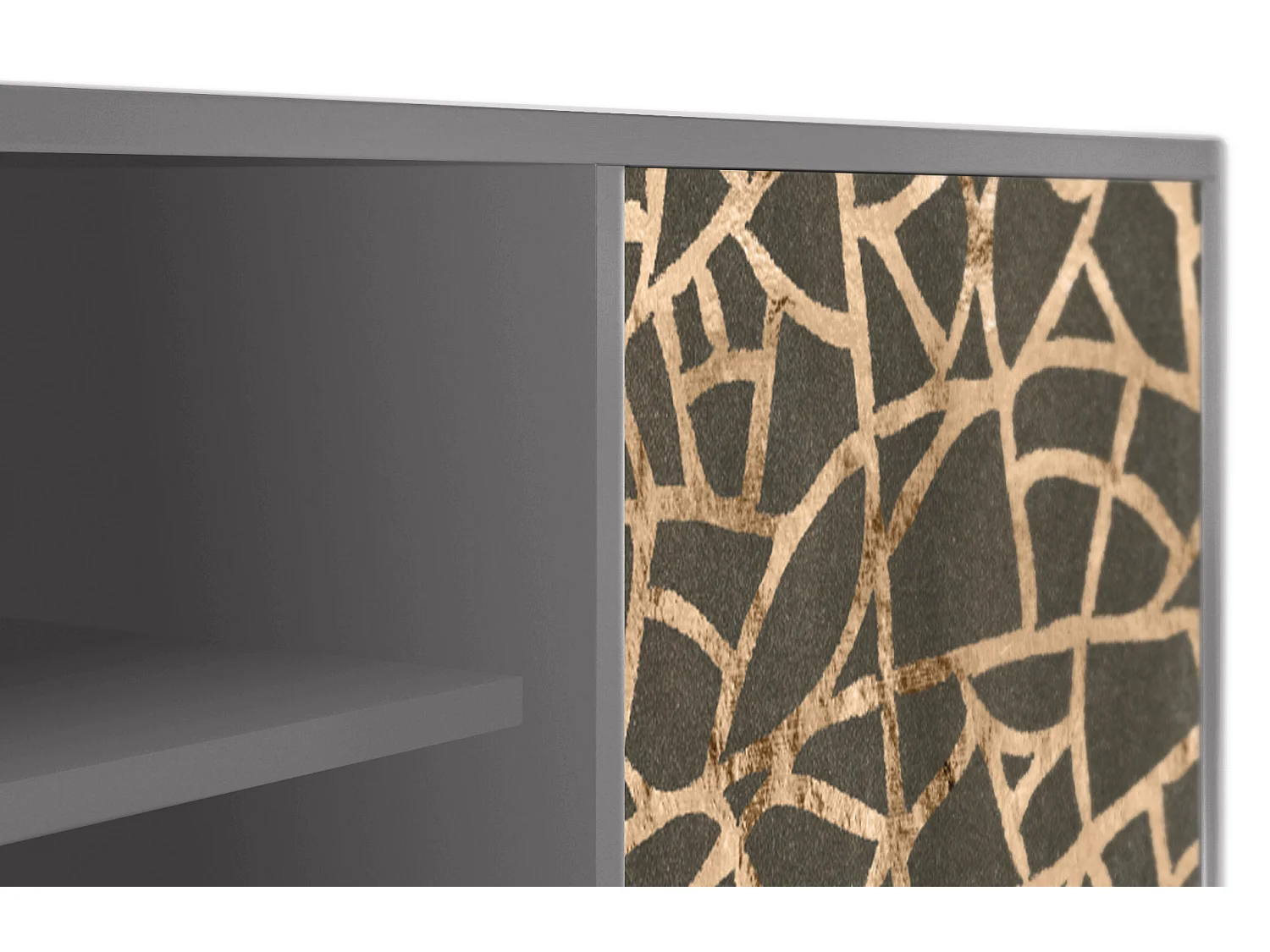 Mueble de TV - 170х69х48 cm - T2 - Enlarged Leaf, Gris