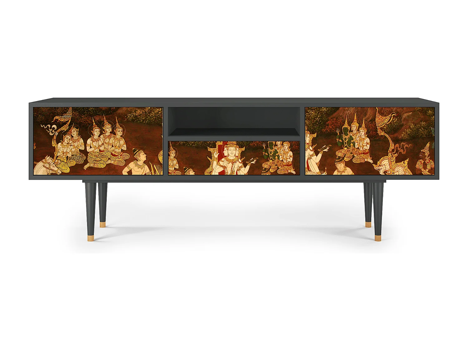 TV-Möbel - 170х59х41 cm - T6 - Malyavan, Anthrazit