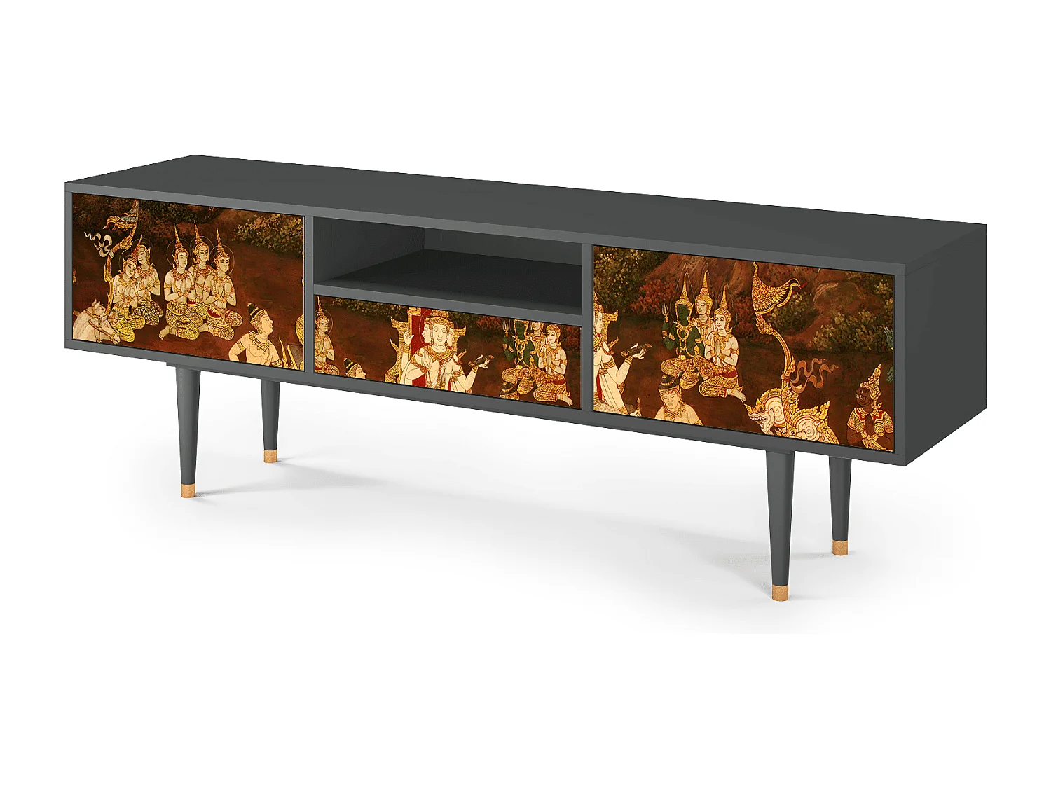 TV-Möbel - 170х59х41 cm - T6 - Malyavan, Anthrazit