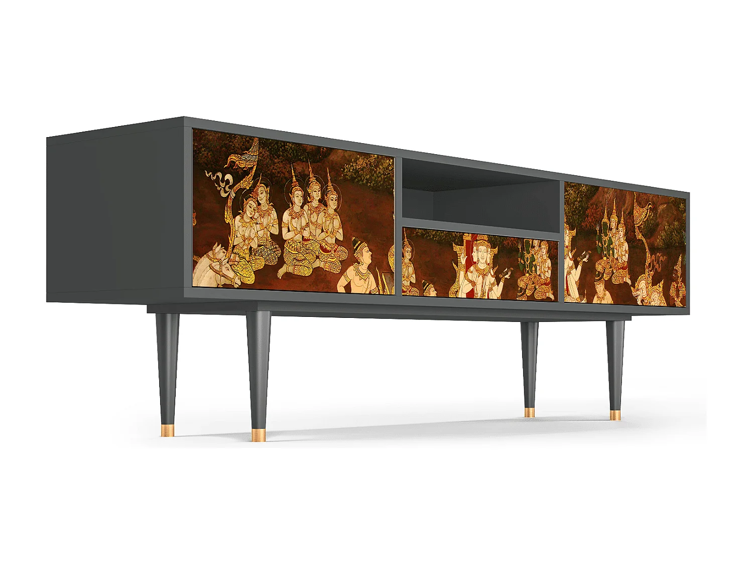 TV-Möbel - 170х59х41 cm - T6 - Malyavan, Anthrazit