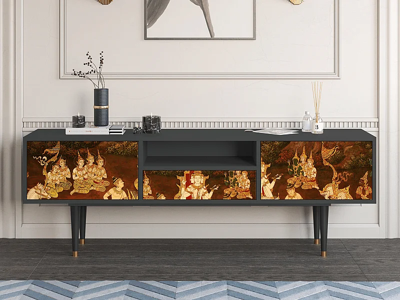 TV-Möbel - 170х59х41 cm - T6 - Malyavan, Anthrazit