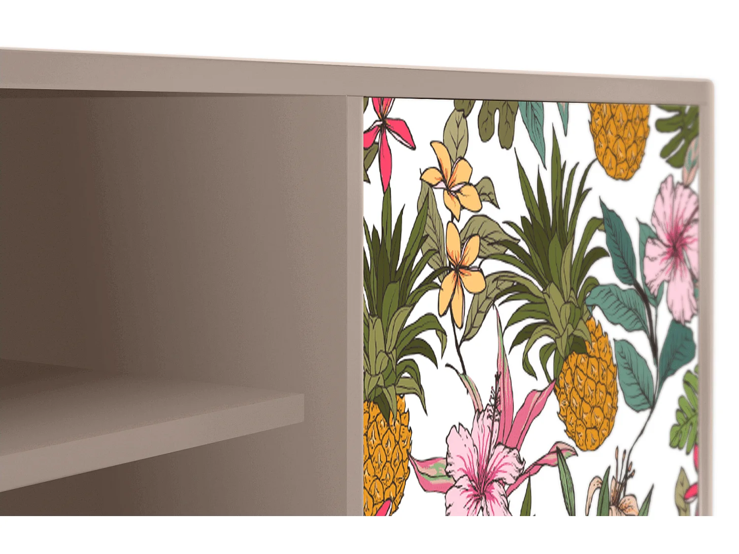 Szafka RTV - 170х69х48 cm - T2 - Estival Fruit, Latte