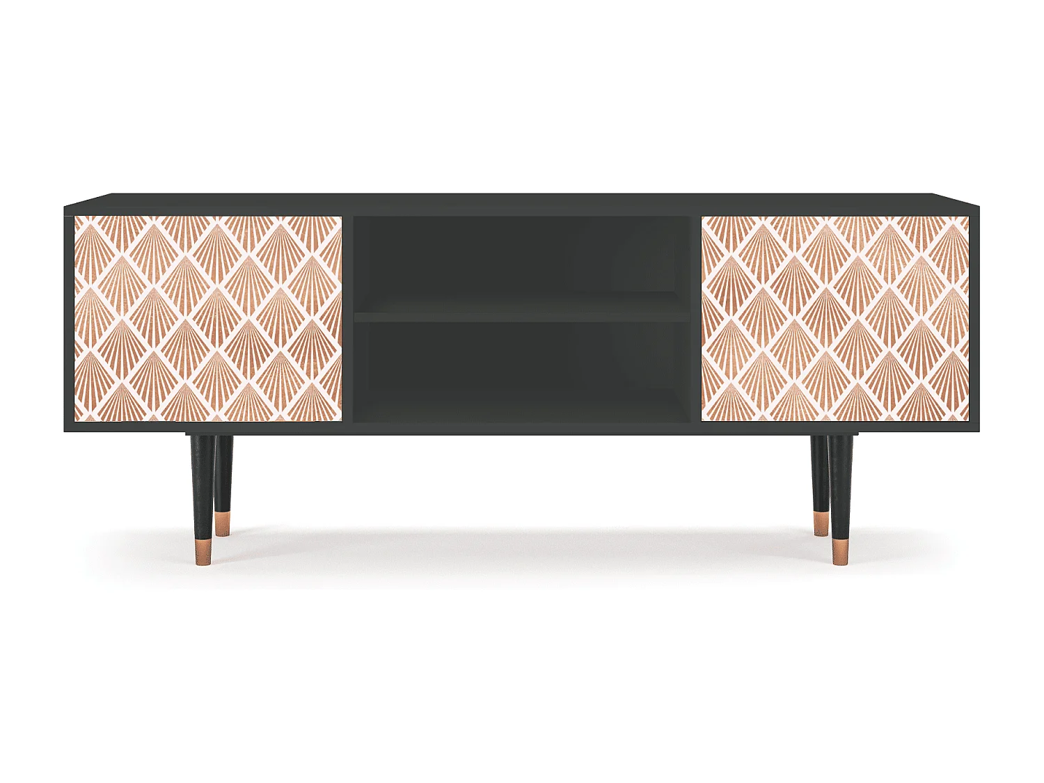 Meuble TV - 170х69х48 cm - T2 - Pastel Sunrise, Anthracite