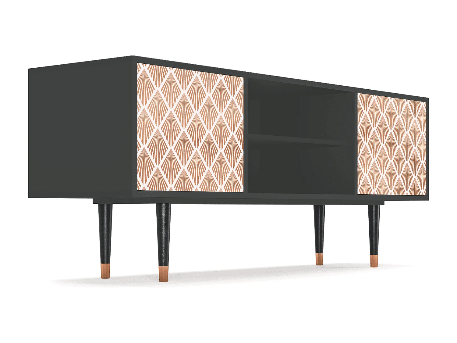 Meuble TV - 170х69х48 cm - T2 - Pastel Sunrise, Anthracite