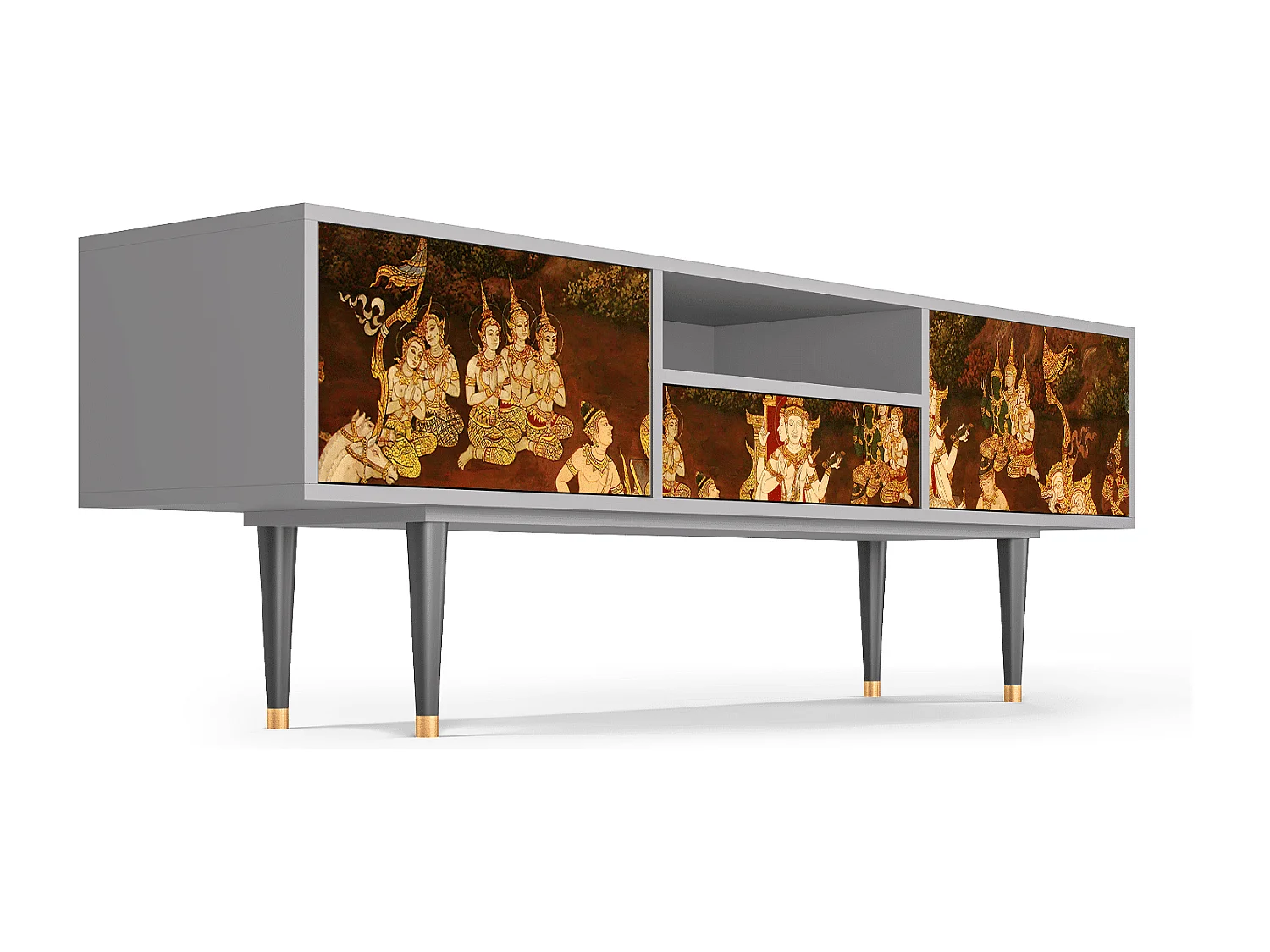 TV-Möbel - 170х59х41 cm - T6 - Malyavan, Grau