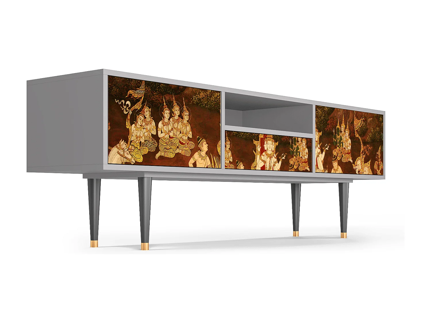 TV-Möbel - 170х59х41 cm - T6 - Malyavan, Grau