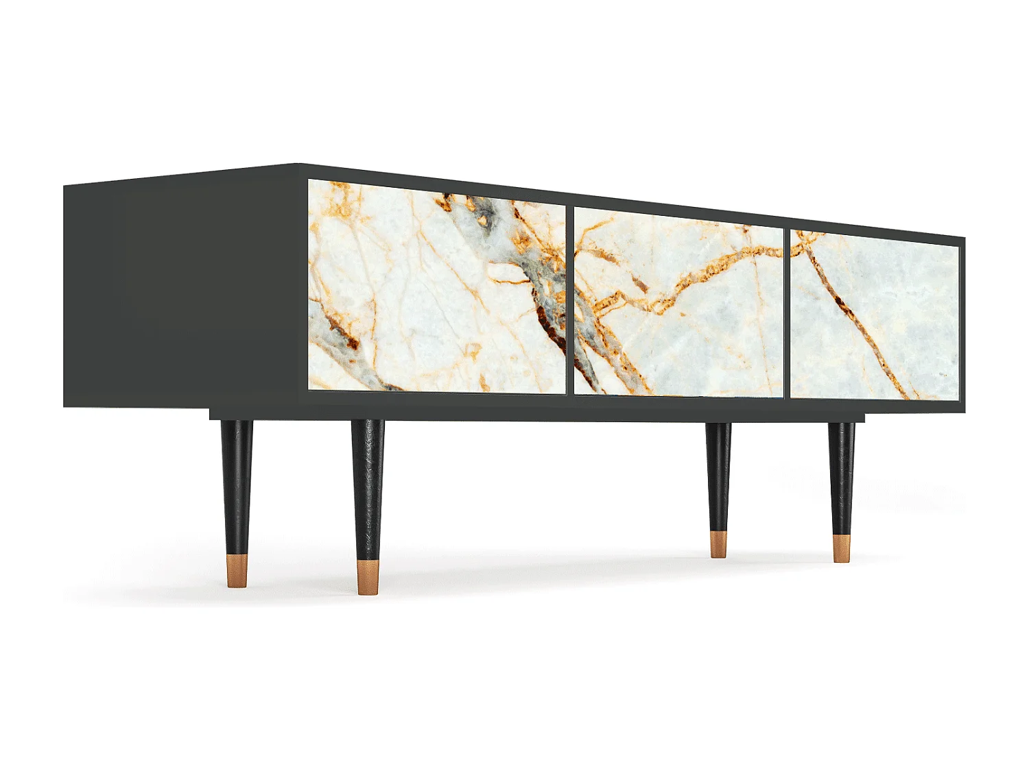 TV-meubel - 170х59х48 cm - T4 - Zandy Marble, Antraciet