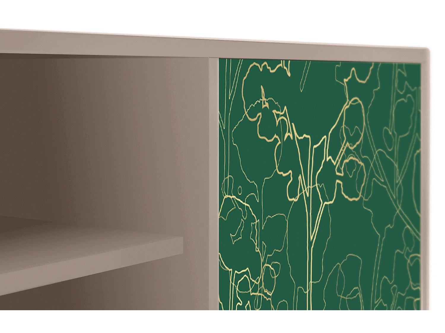 Mueble de TV - 170х69х48 cm - T2 - Emerald Forest, Latte