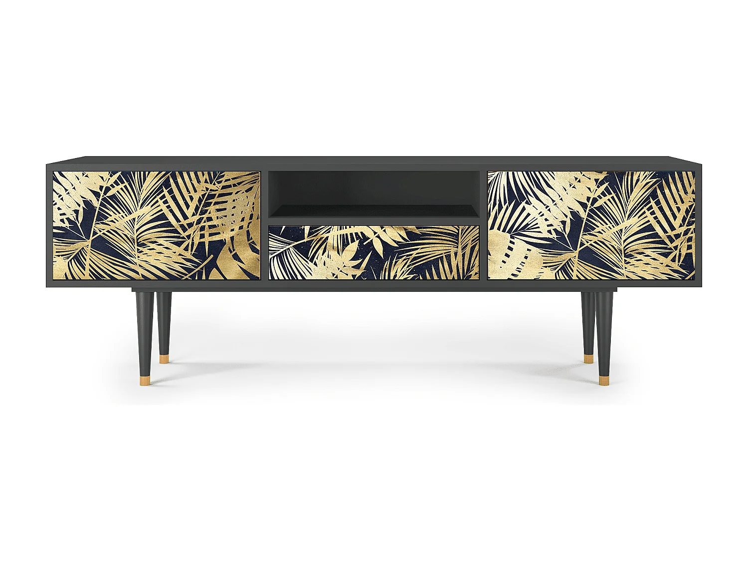 Meuble TV - 170х59х41 cm - T6 - Jungle Vibes, Anthracite