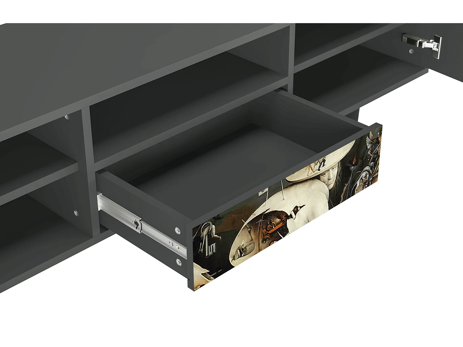 Mobile TV - 170х59х41 cm - T6 - The Garden 2, Antracite