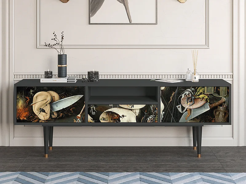 Mobile TV - 170х59х41 cm - T6 - The Garden 2, Antracite