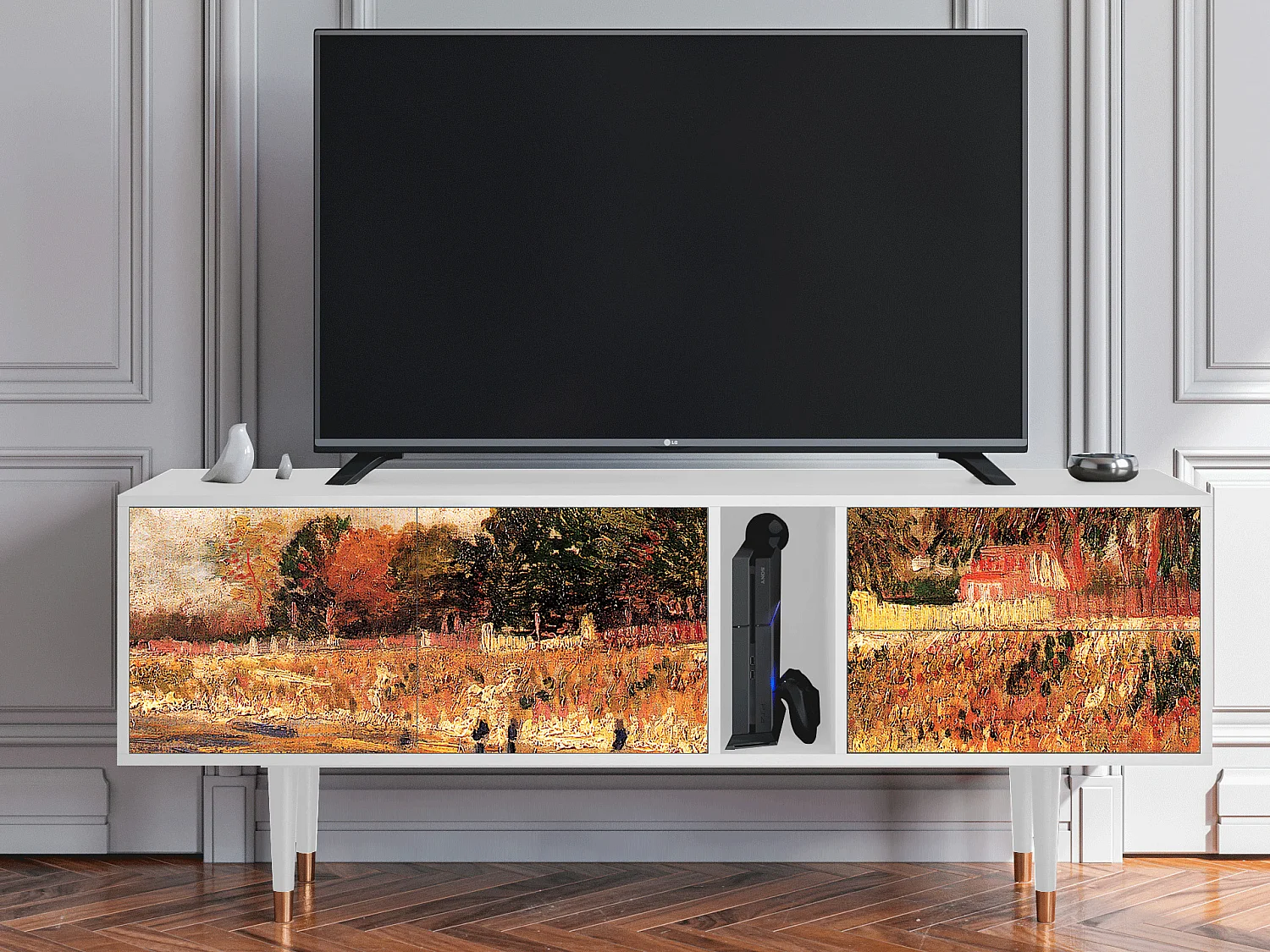 TV-meubel - 170х69х48 cm - T1 - The Banks, Wit