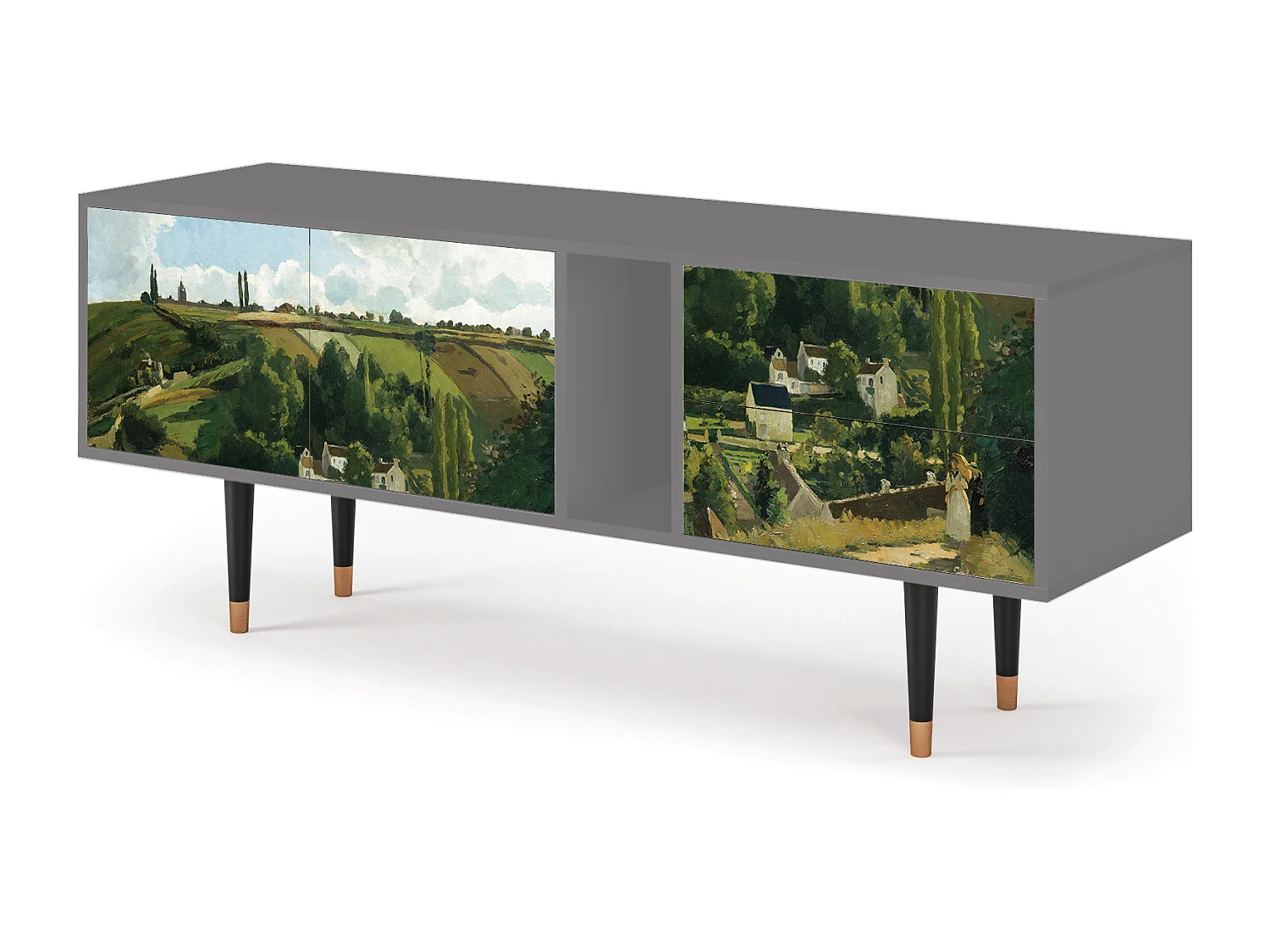 Meuble TV - 170х69х48 cm - T1 - Jalais Hill by Pissarro, Gris