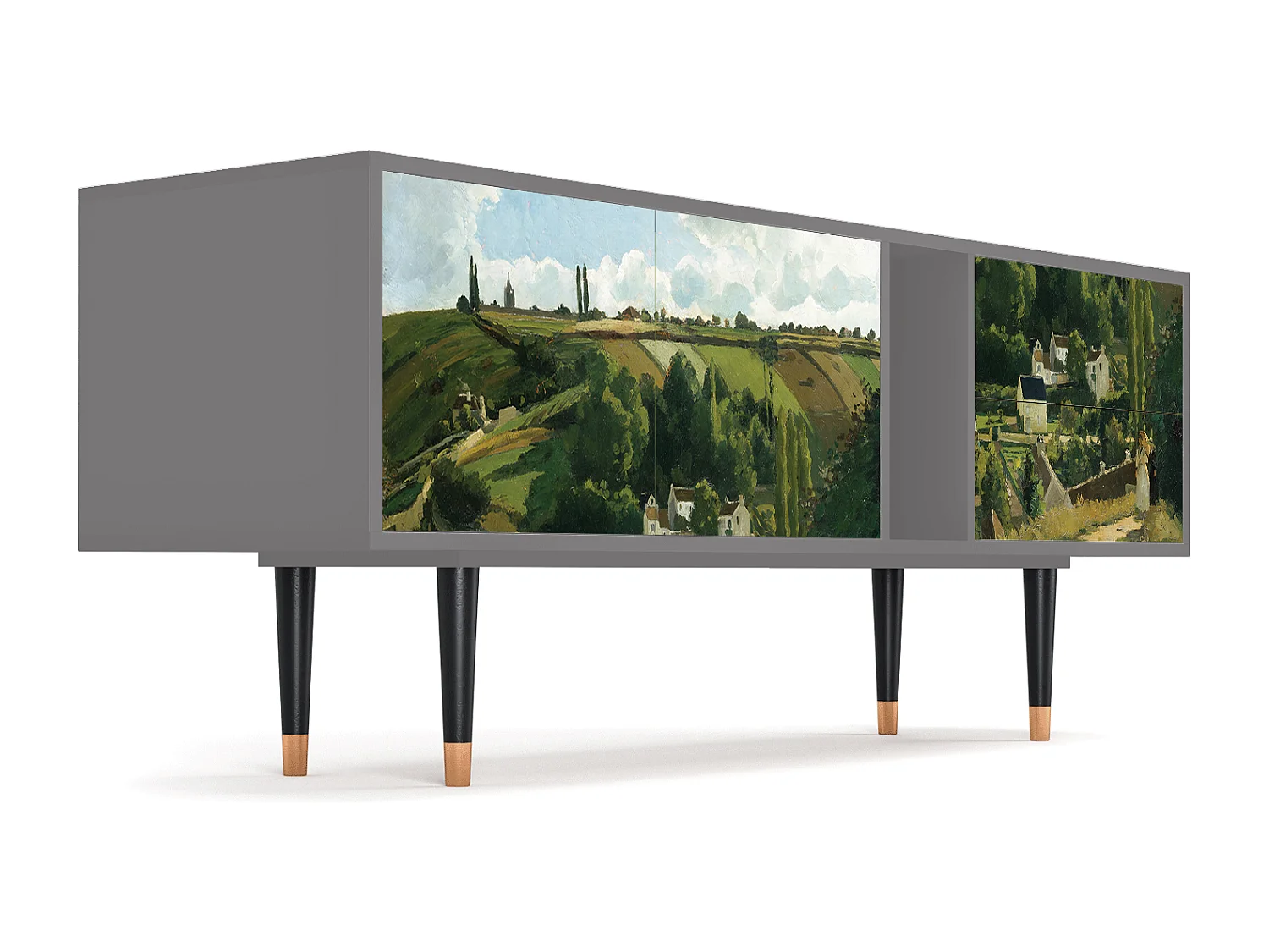 Meuble TV - 170х69х48 cm - T1 - Jalais Hill by Pissarro, Gris