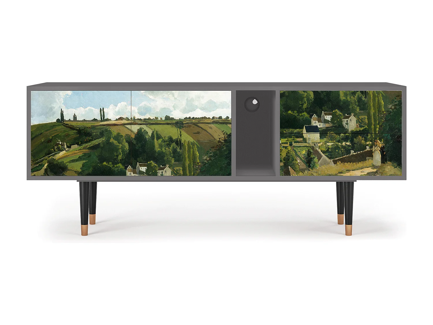 Meuble TV - 170х69х48 cm - T1 - Jalais Hill by Pissarro, Gris